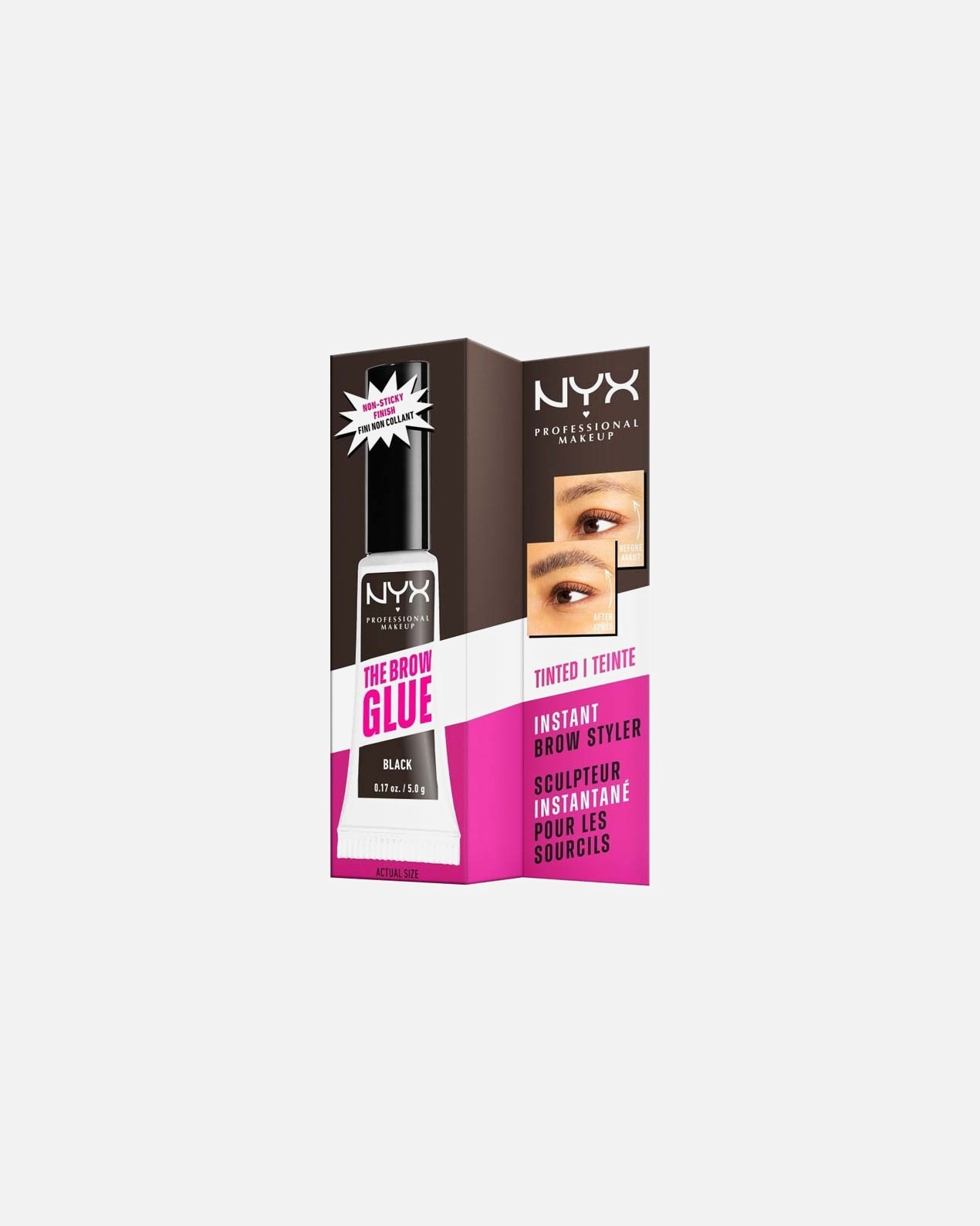 Gel na obočí po UnisexNYX Professional MakeupPride MakeupThe Brow Glue Instant Brow Styler05 Black Brown