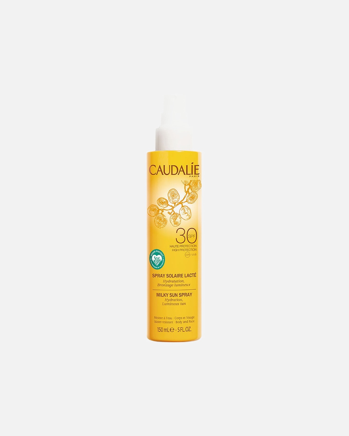Opalovací krém po UnisexCaudalieSoleil Divin Milky Sun Spray SPF 30150 ml