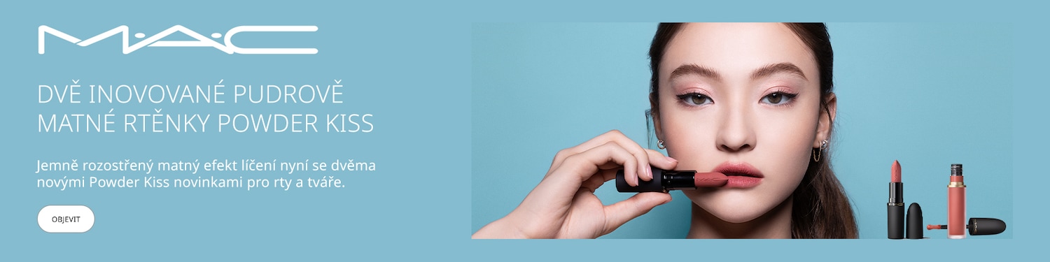 MAC představuje dvě inovované pudrové matné rtěnky Powder Kiss, které přinášejí jemně rozostřený matný efekt pro rty a tváře. Objevte je nyní!