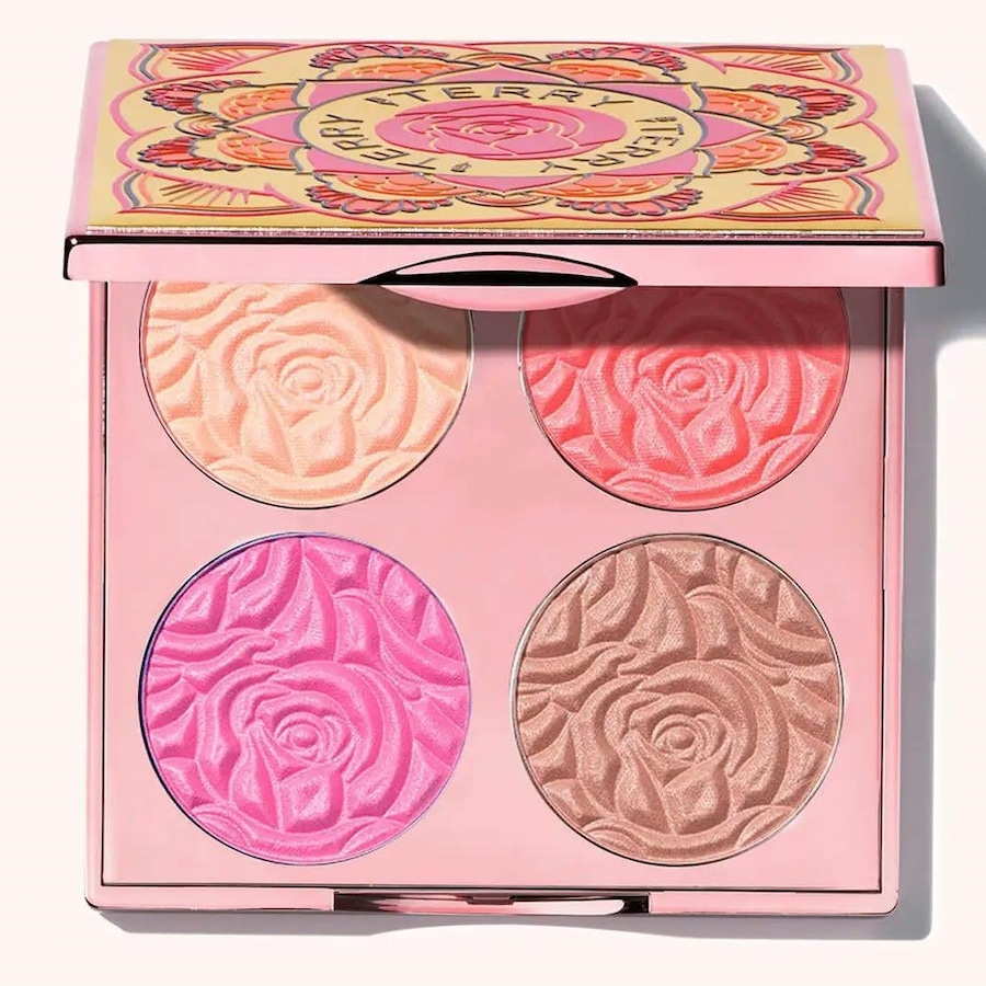 By Terry - Baume de Rose Rozjasňující pudr upravující barvu BRIGHTENING CC PALETTE - N2 BEACH BOMB Rozjasňovače Bílá