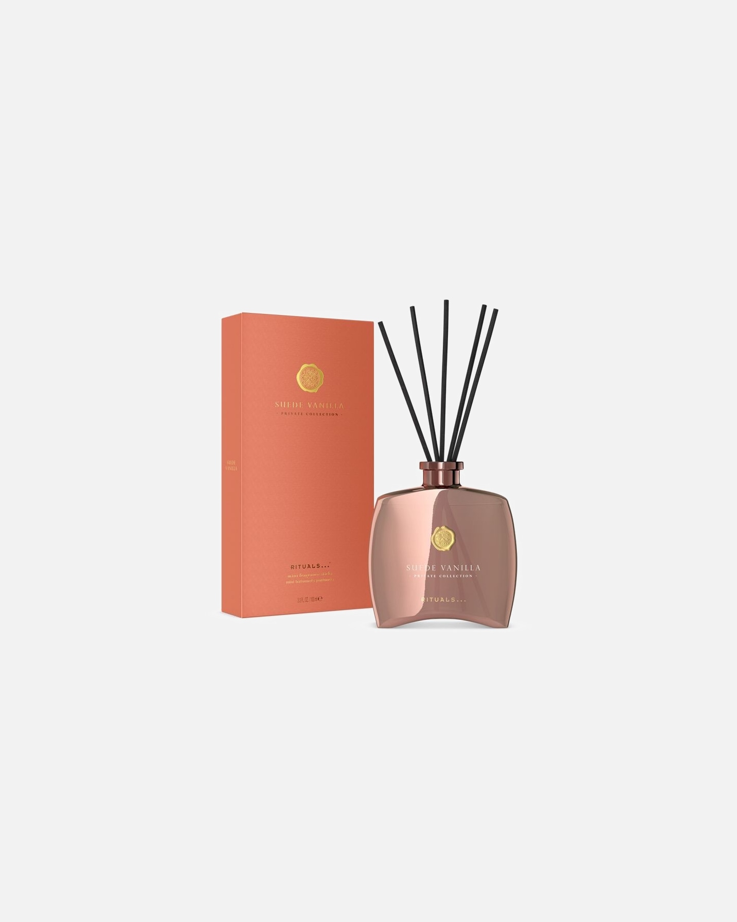 Vůně do bytu po UnisexRitualsPrivate CollectionSuede Vanilla Fragrance Sticks - Vonné tyčinky100 ml