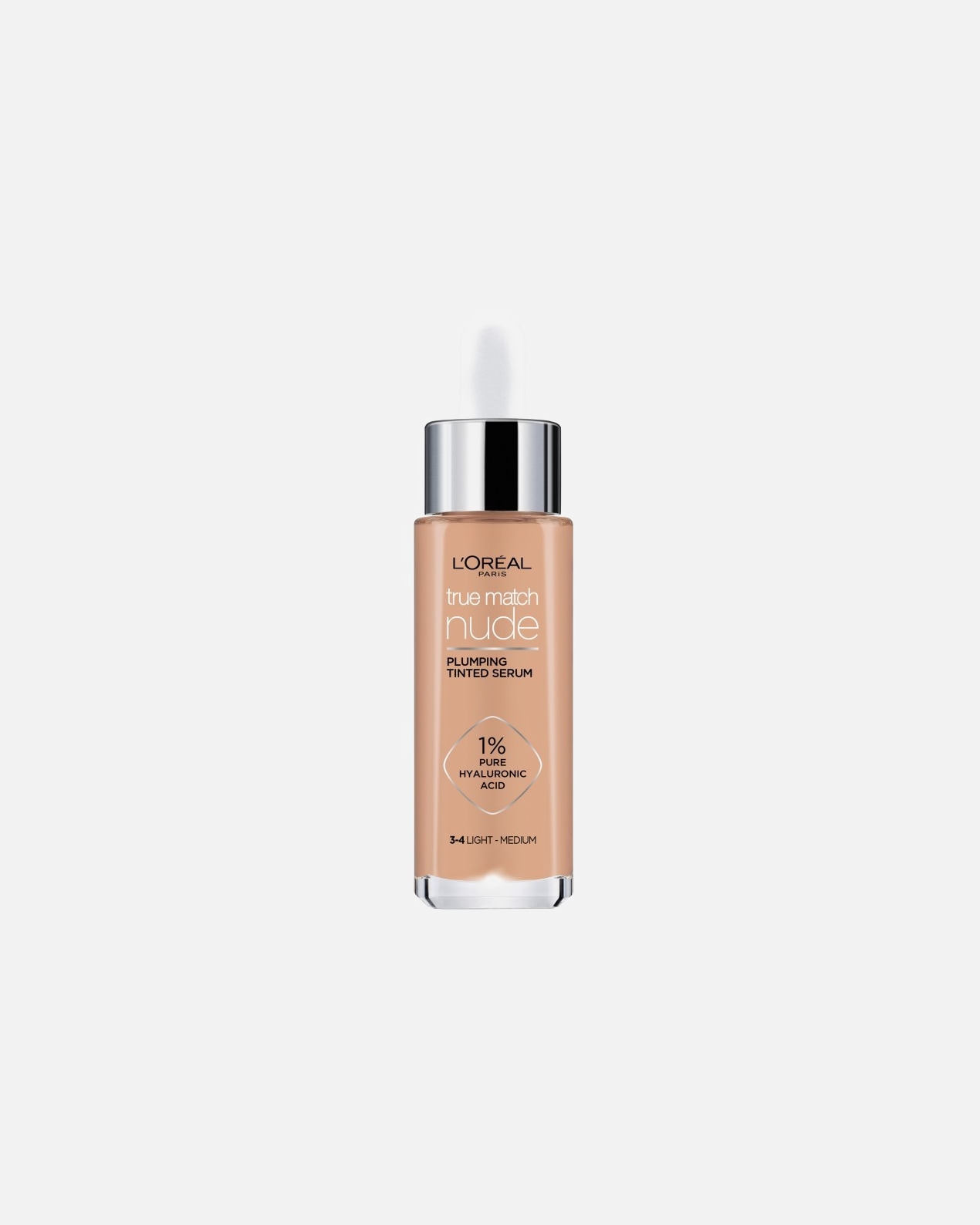 Sérum s kyselinou hyaluronovou po UnisexL’Oréal Paris#INNERBEAUTYTrue Match Nude Tinted Serum3-4 LIGHT - MEDIUM