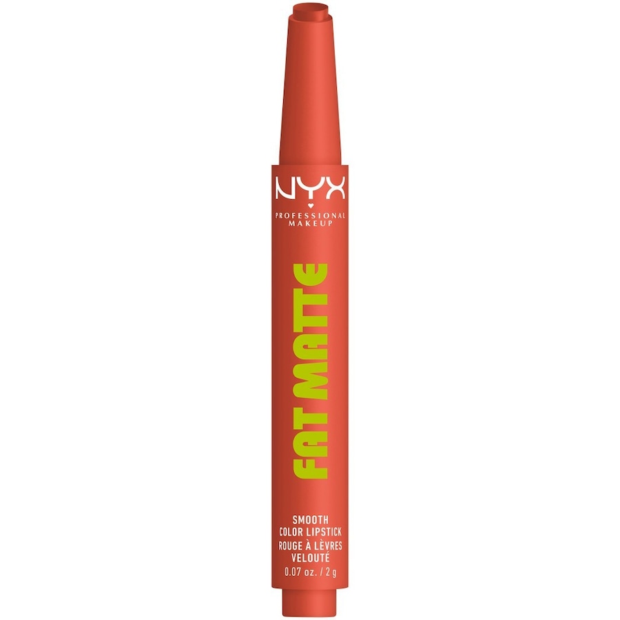 NYX Professional Makeup - Fat Matte Smooth Color Lipstick matný balzám na rty Rtěnky 2 g Korálová unisex