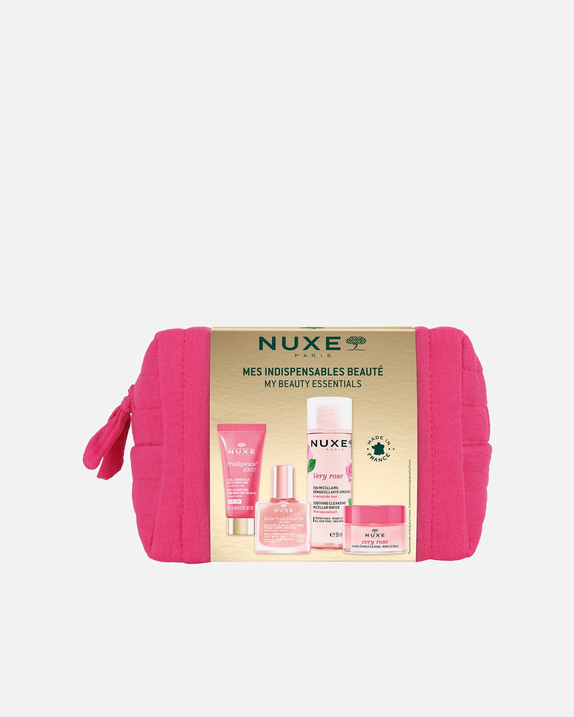 Cestovní sada po Pro ženyNUXEVery RoseVAŠE NEZBYTNÉ PRODUKTY PRO KRÁSU1 kus