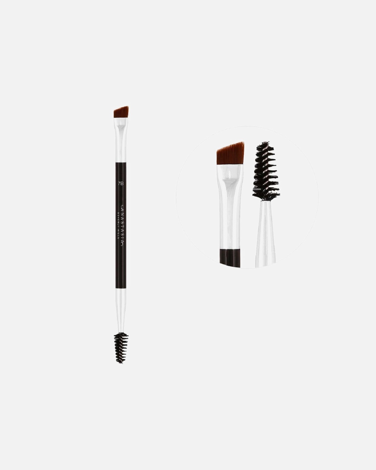 Kartáček na obočí po UnisexAnastasia Beverly HillsBrush(#20)-Duo Brow/Eye Liner Straight Cut/Spooley1 ks