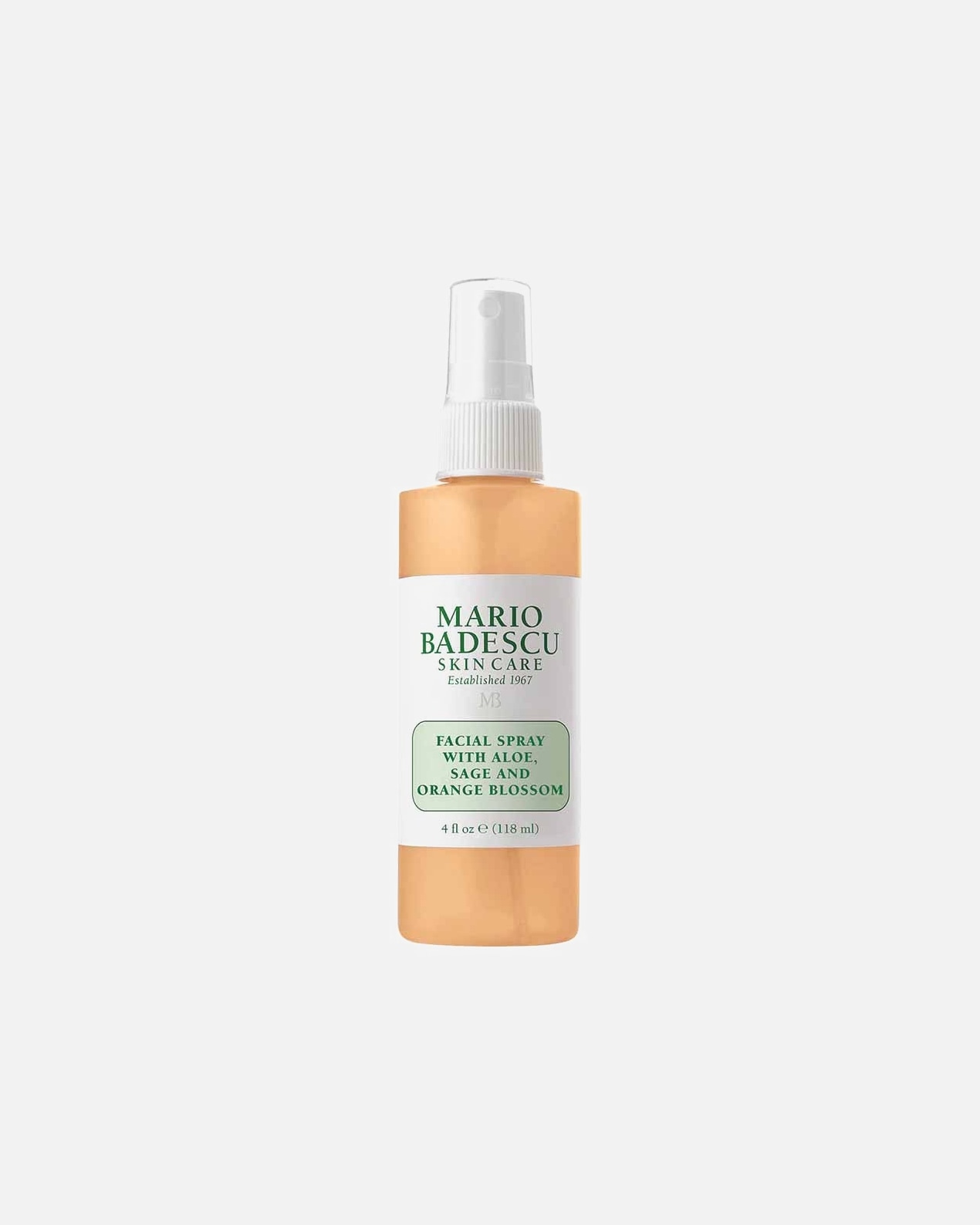 Sprej na obličej po UnisexMario BadescuFace SpaFacial Spray With Aloe, Sage and Orange Blossom118 ml