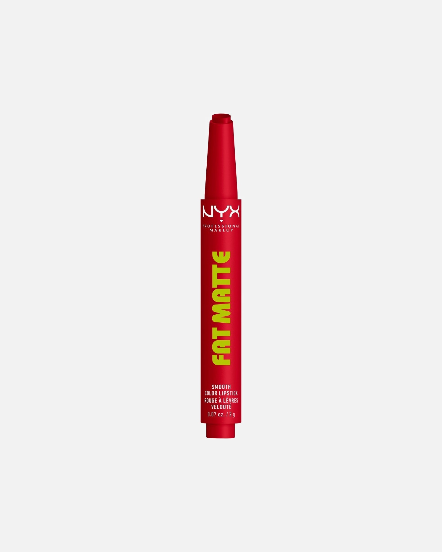 Rtěnka po UnisexNYX Professional Makeup#INNERBEAUTYFat Matte Smooth Color Lipstick matný balzám na rty17 SCARLET SNUGGLES