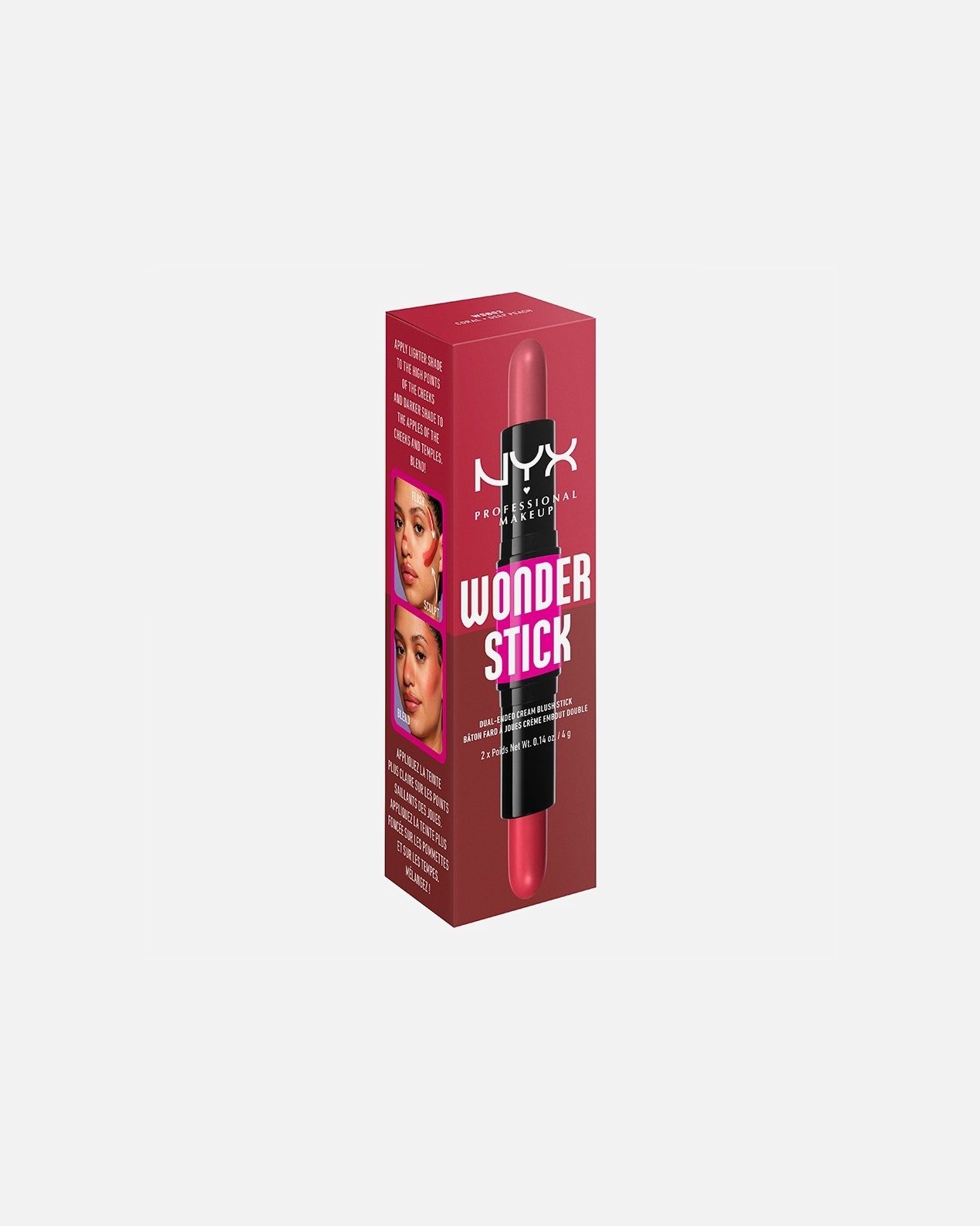 Tvářenka po UnisexNYX Professional Makeup#INNERBEAUTYWonder Stick Cream Blush03 Coral N Deep Peach