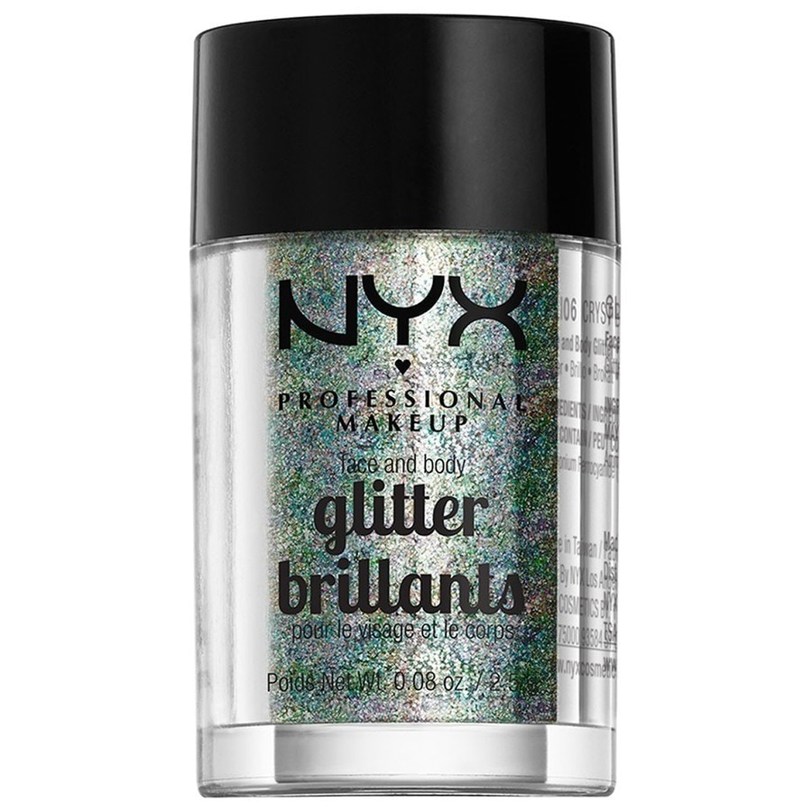 NYX Professional Makeup - Pride Makeup Glitter Quitter Oční stíny 2.5 g Šedá unisex