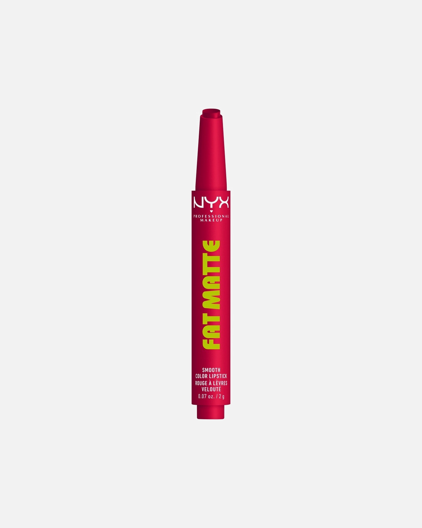 Rtěnka po UnisexNYX Professional Makeup#INNERBEAUTYFat Matte Smooth Color Lipstick matný balzám na rty2 g