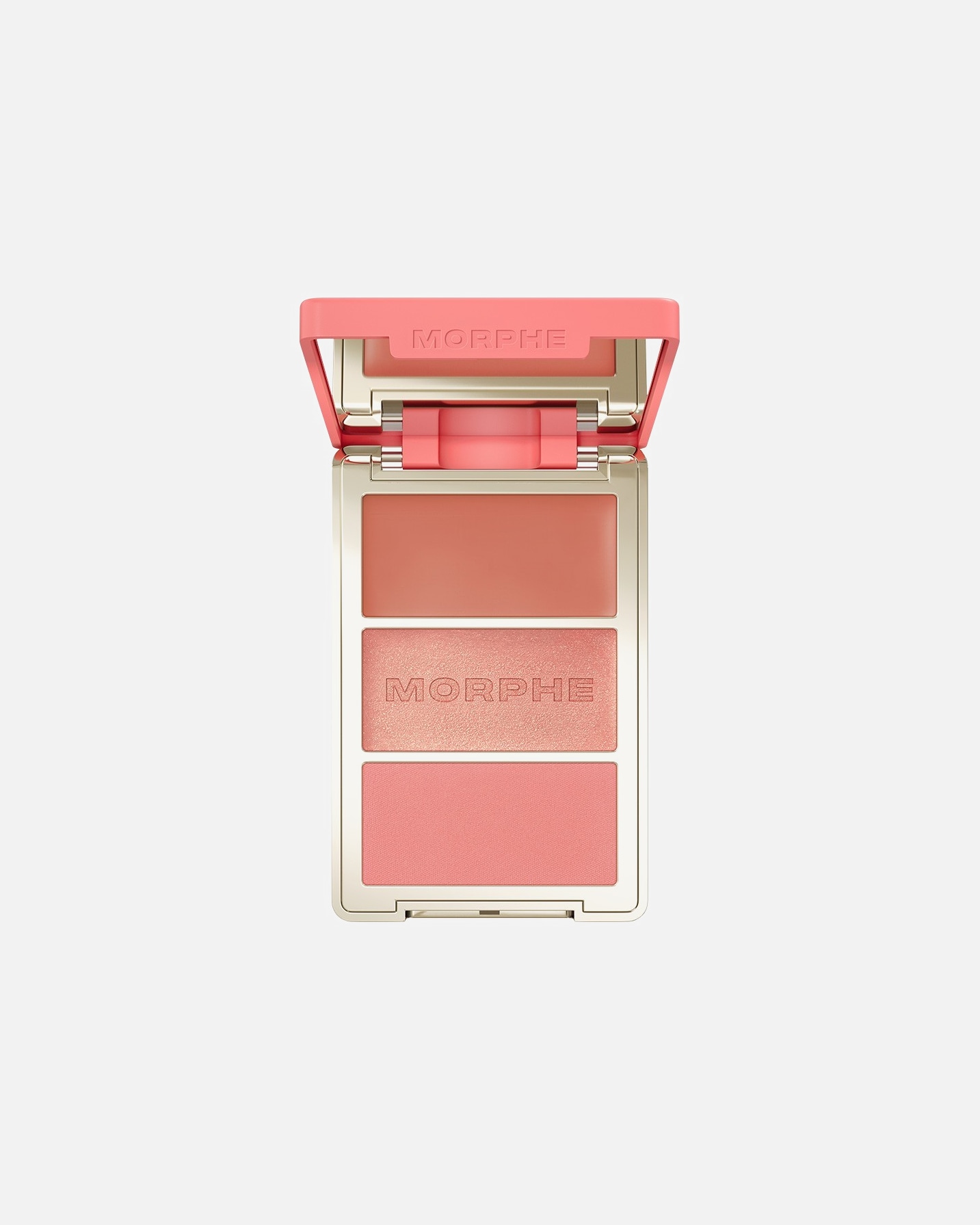 Tvářenka po UnisexMorphe#INNERBEAUTYCHEEK THRILLS FACE TRIO- CABANA CLUBBEACH BONFIRE