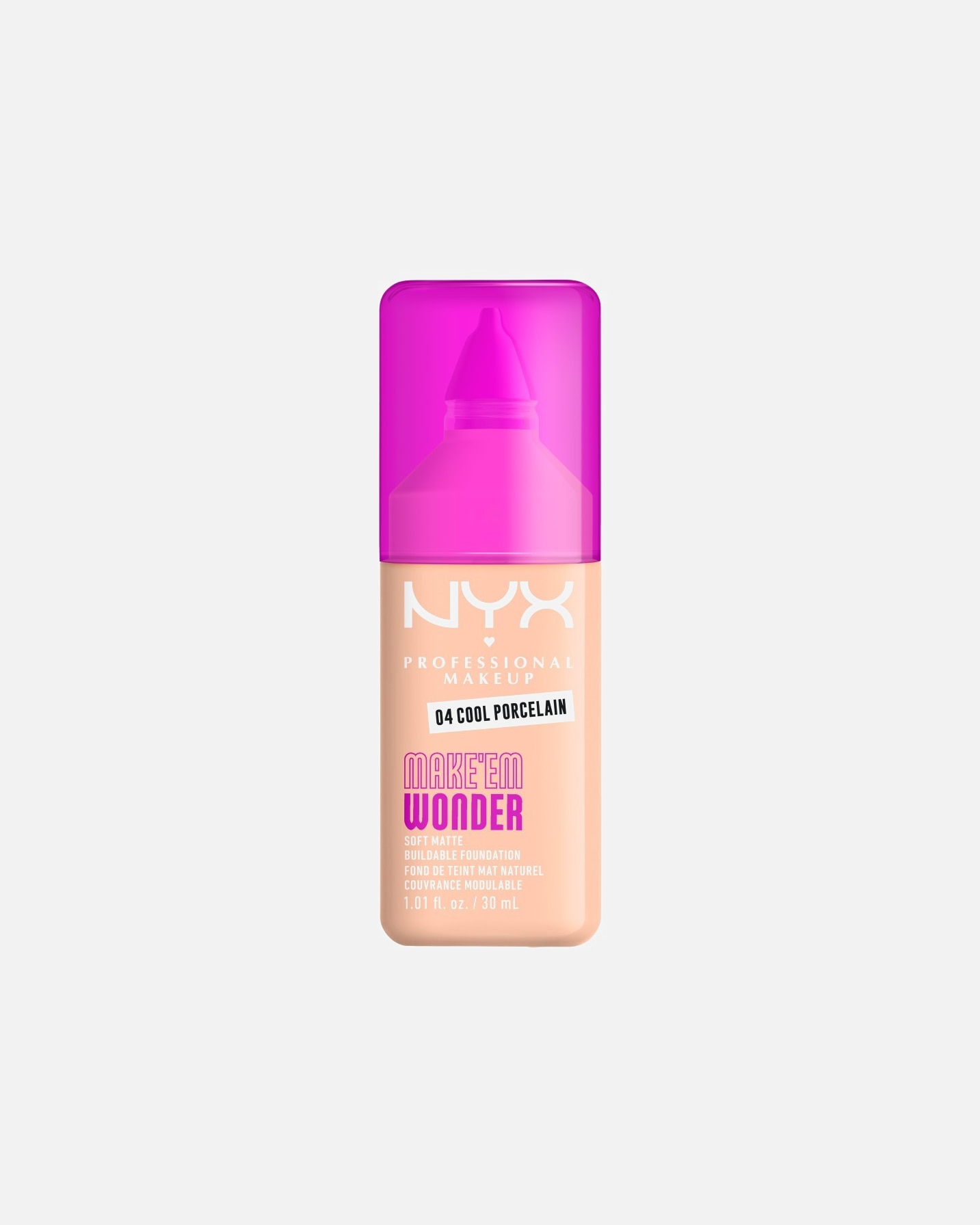 Make-up po UnisexNYX Professional Makeup#INNERBEAUTYMakeup Make 'EM Wonder Foundation4 - COOL PORCELAIN