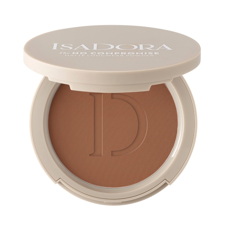 Isadora - The No Compromise Matte Longwear Powder Pudry 7 g Hnědá unisex