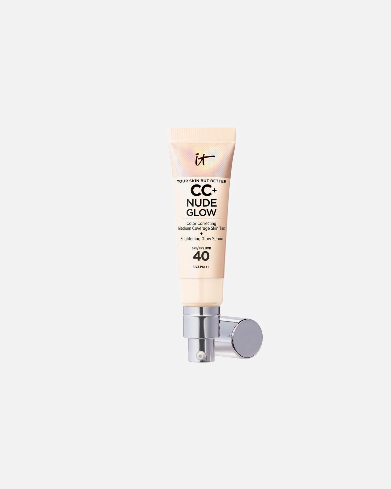 CC krém po UnisexO značce IT CosmeticsNude Glow Lightweight Foundation + Glow Serum with SPF 40Fair Ivory