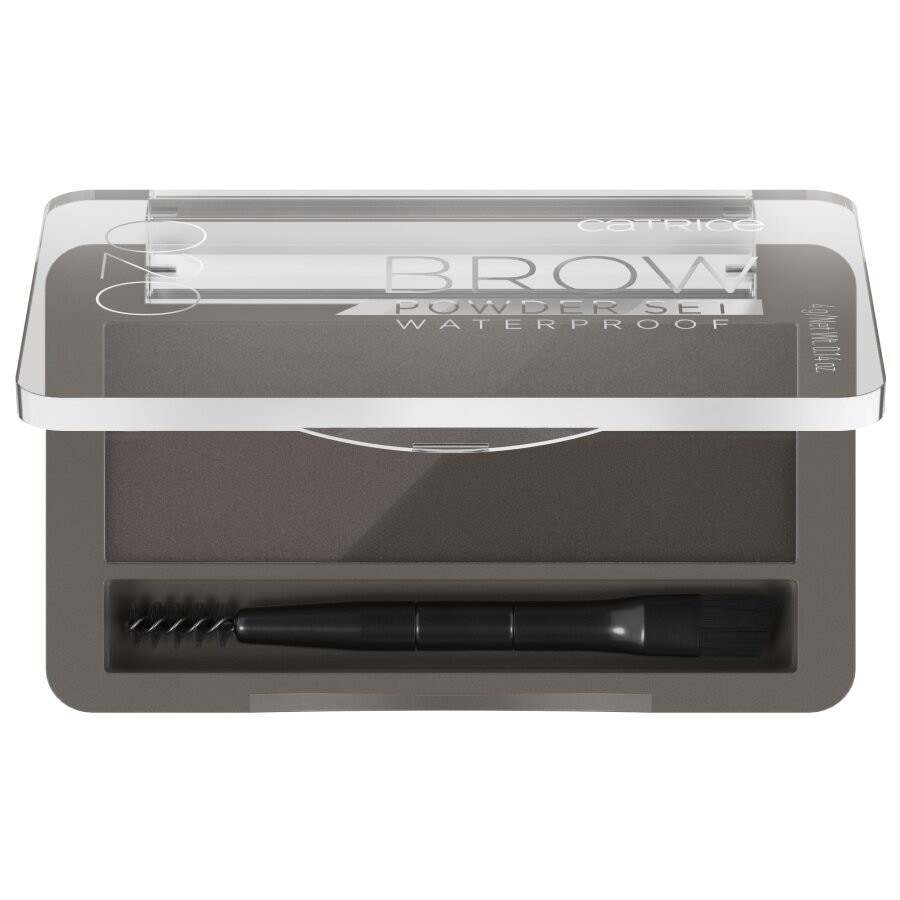 Catrice - Brow Powder Set Waterproof Pudry na obočí 4 g Černá unisex