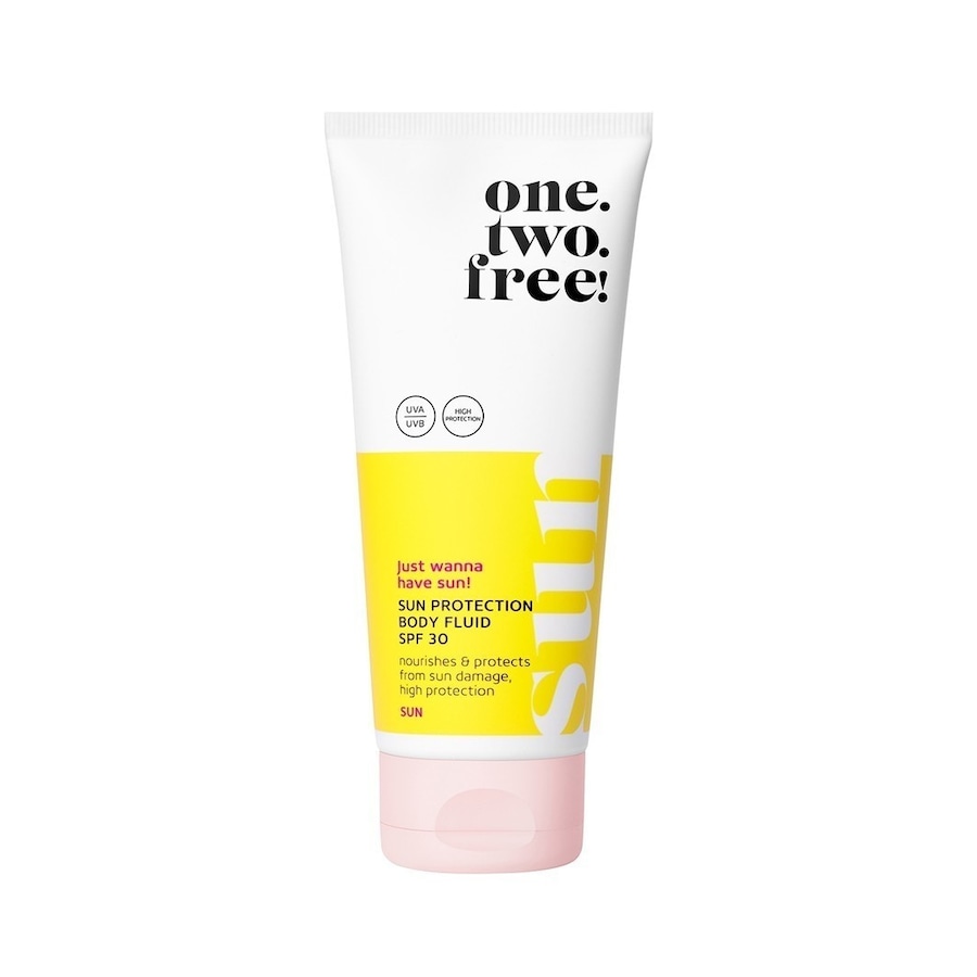 one.two.free! - Sun Protection Body Fluid SPF 30 Opalovací krémy 200 ml unisex