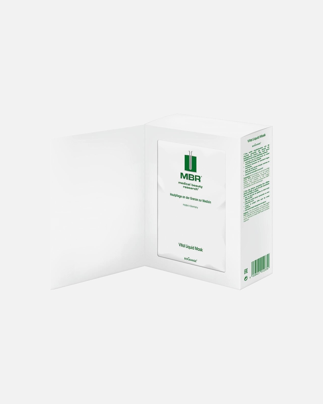 Hydratační maska po UnisexMBR Medical Beauty ResearchBioChange - Skin CareTekutá maska VitalPU 8 x 20 ml Fleecová maska v sáčku160 ml