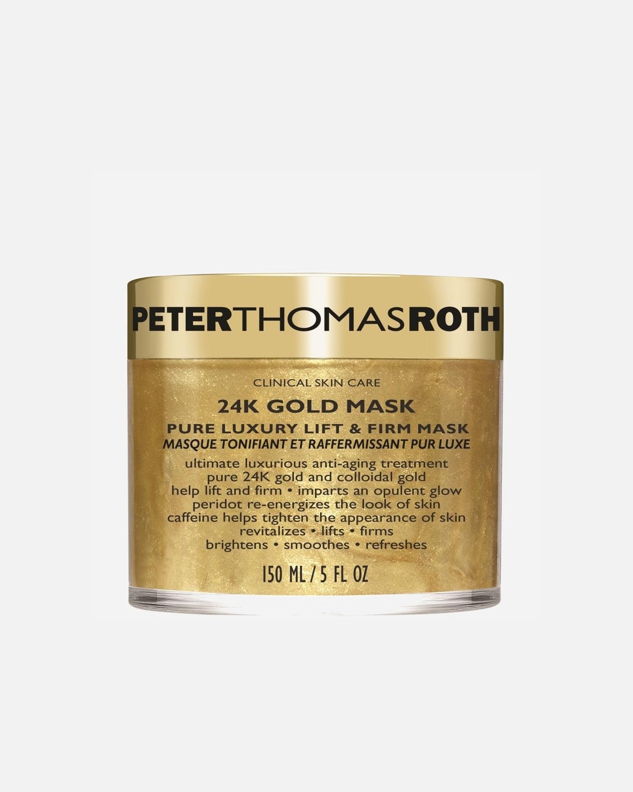 Maska proti vráskám po UnisexPeter Thomas Roth#INNERBEAUTY24K Gold Maska150 ml