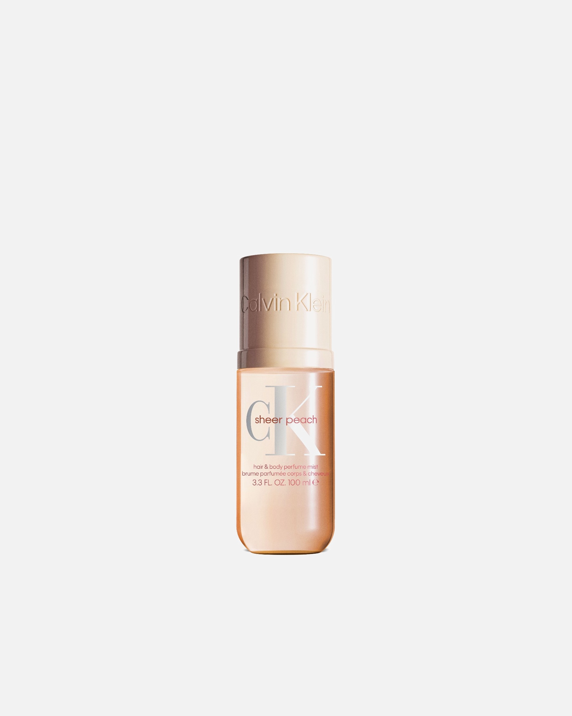 Tělový sprej po UnisexCALVIN KLEINMist CollectionSheer Peach Hair & Body Perfume Mist100 ml