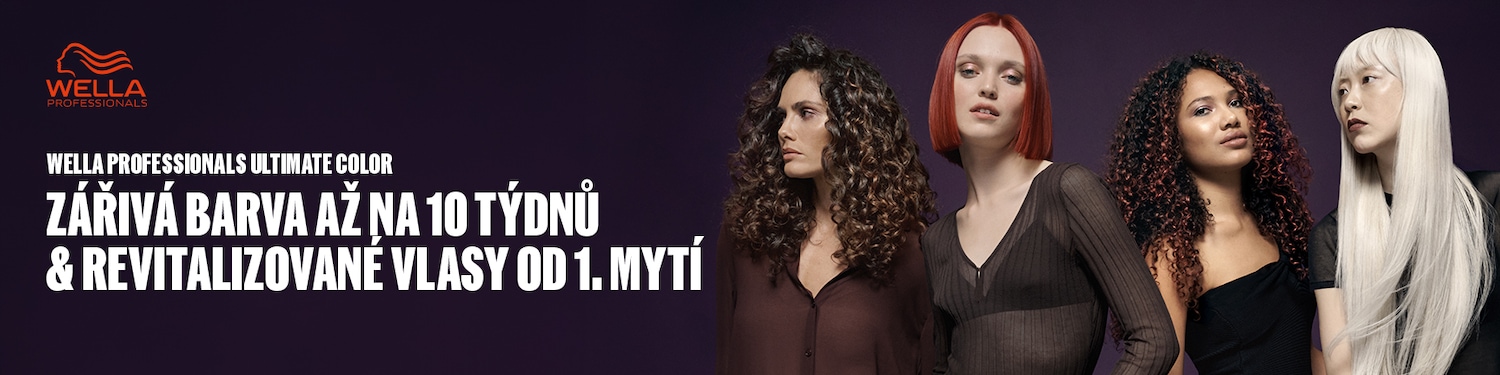 Wella Professionals Ultimate Color offers vibrant color for up to 10 weeks and revitalizes hair after the first wash, showcasing a diverse range of hair colors and styles.