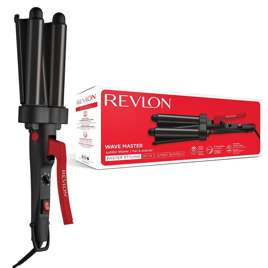 Revlon - Turmalin-Keramik Jumbo Waver Wave Master Žehličky na vlasy unisex
