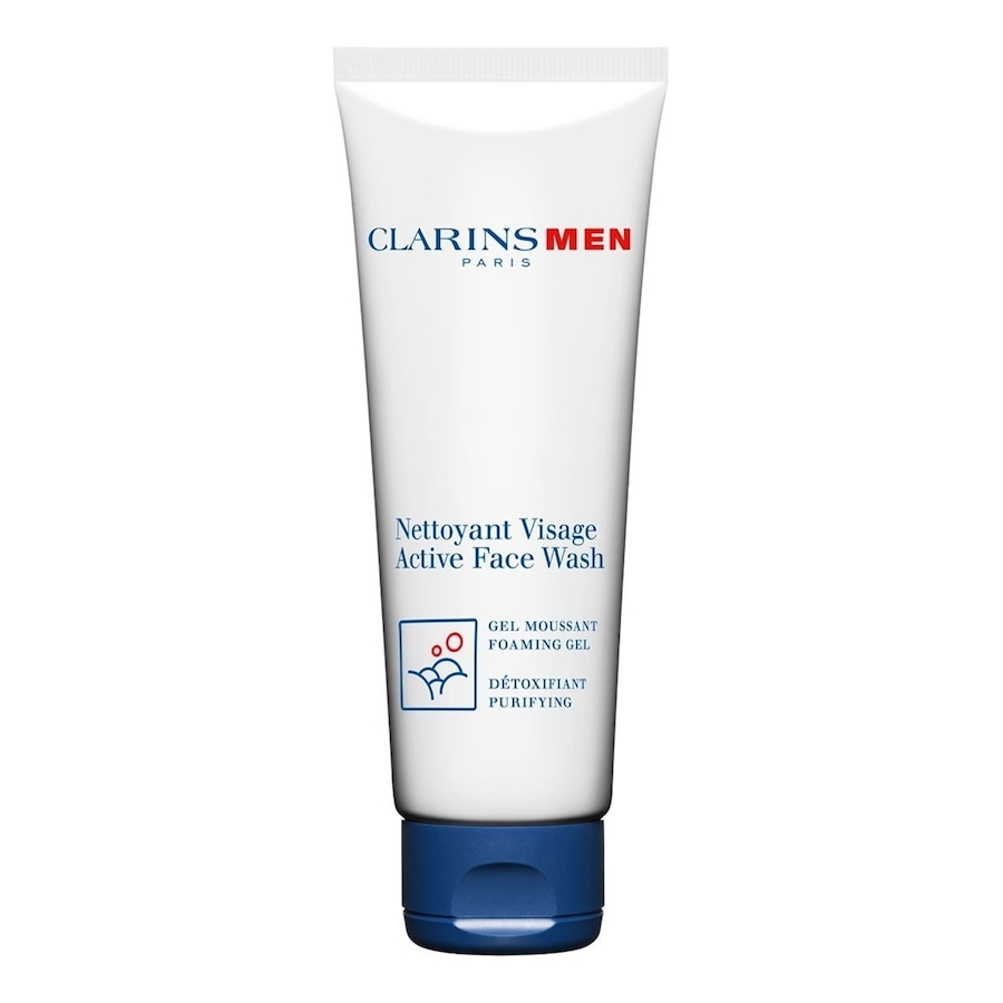 Clarins - Energie Men Active Face Wash Čistící gely 125 ml pánské