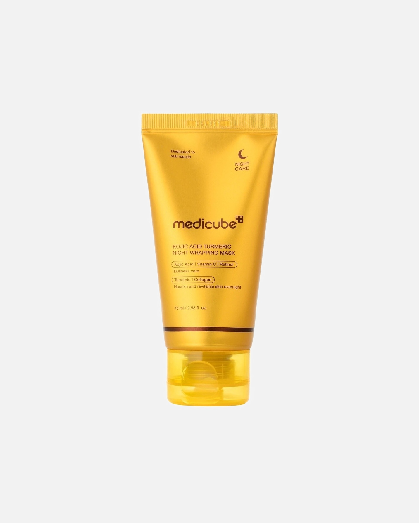 Rozjasňující maska po UnisexMedicubePDRN PinkKojic Acid Turmeric Night Wrapping Mask75 ml