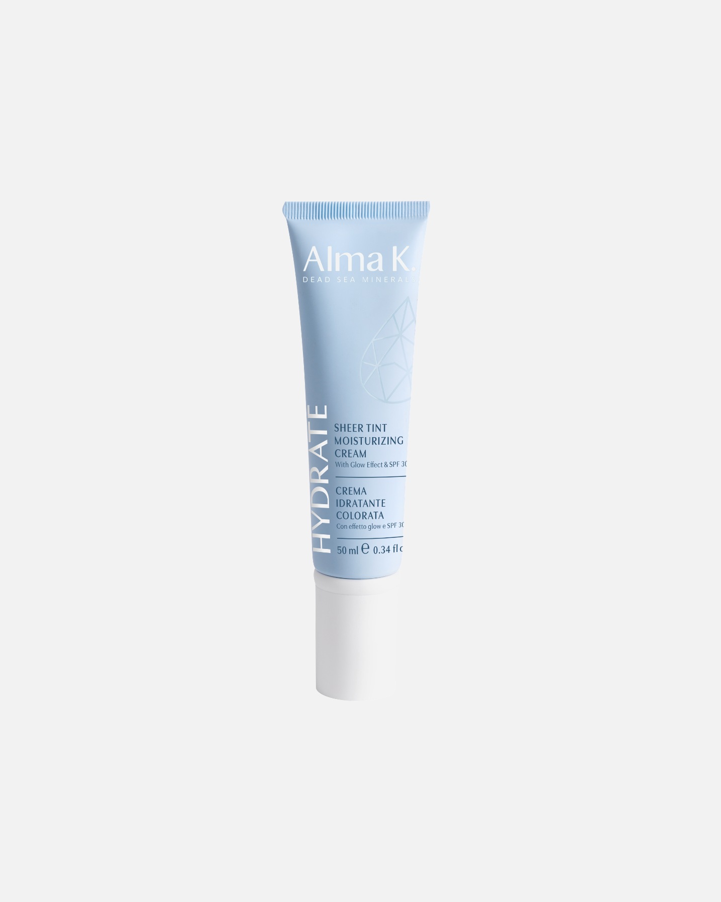 Krém na obličej po Pro ženyAlma KHydratační krém Sheer Tint S Glow efektem & SPF 3050 ml