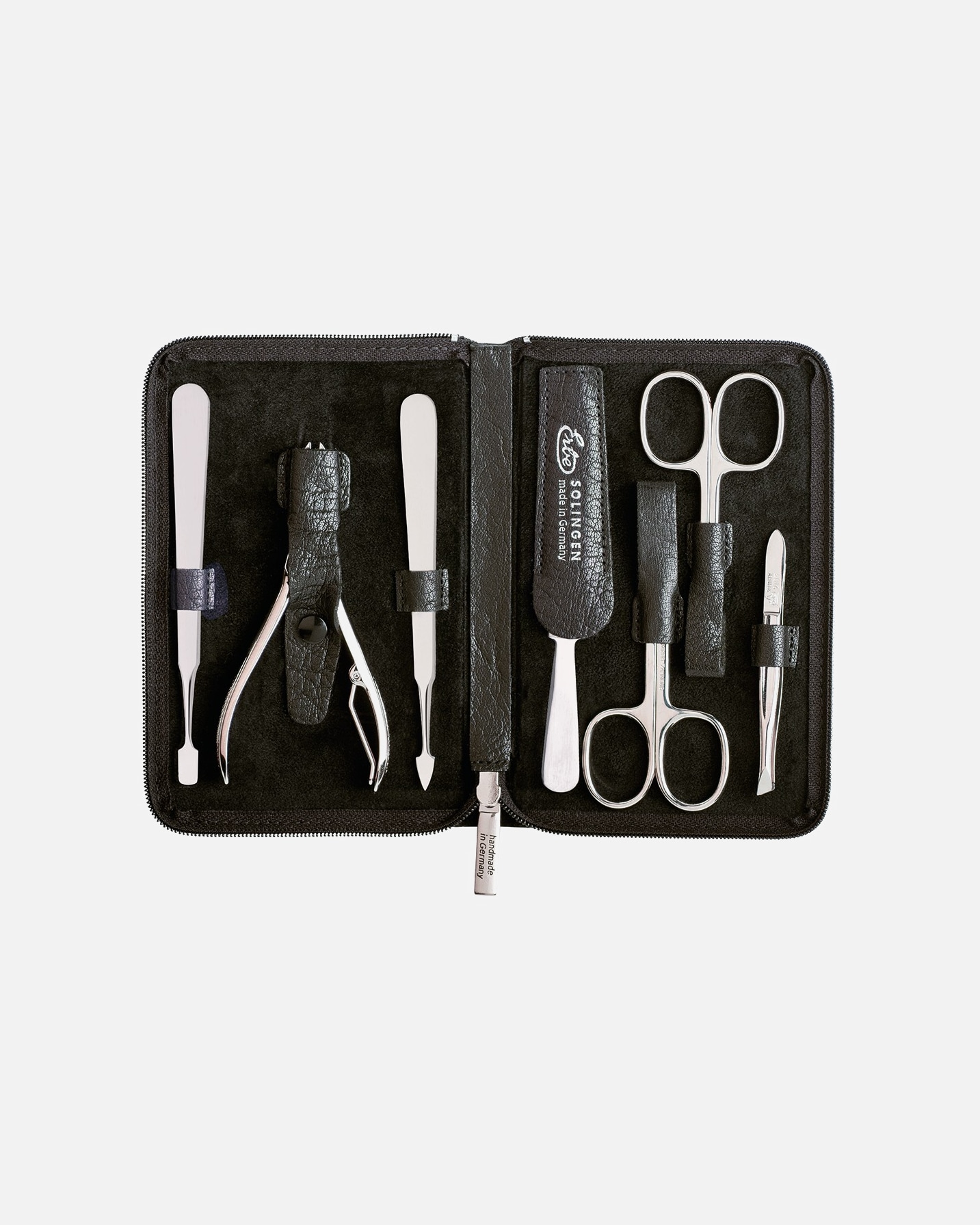 Pouzdro po Unisex#INNERBEAUTYBuffaloManikúrní sada na zip ' ', hnědá, 7 ks.1 ks