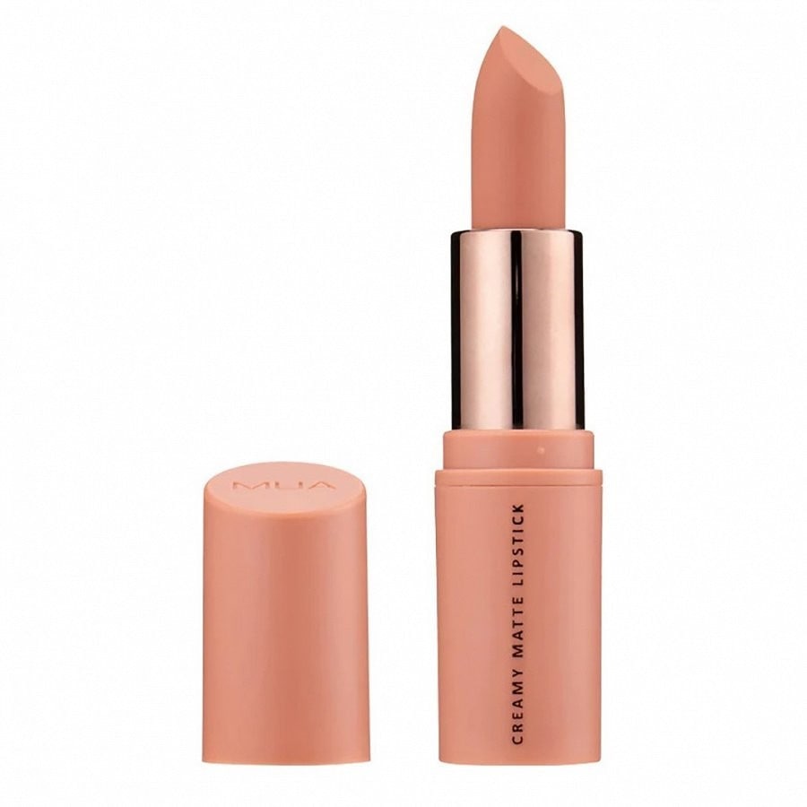 MUA Makeup Academy - Creamy Matte Lipstick Rtěnky 3.2 g Světle hnědá unisex