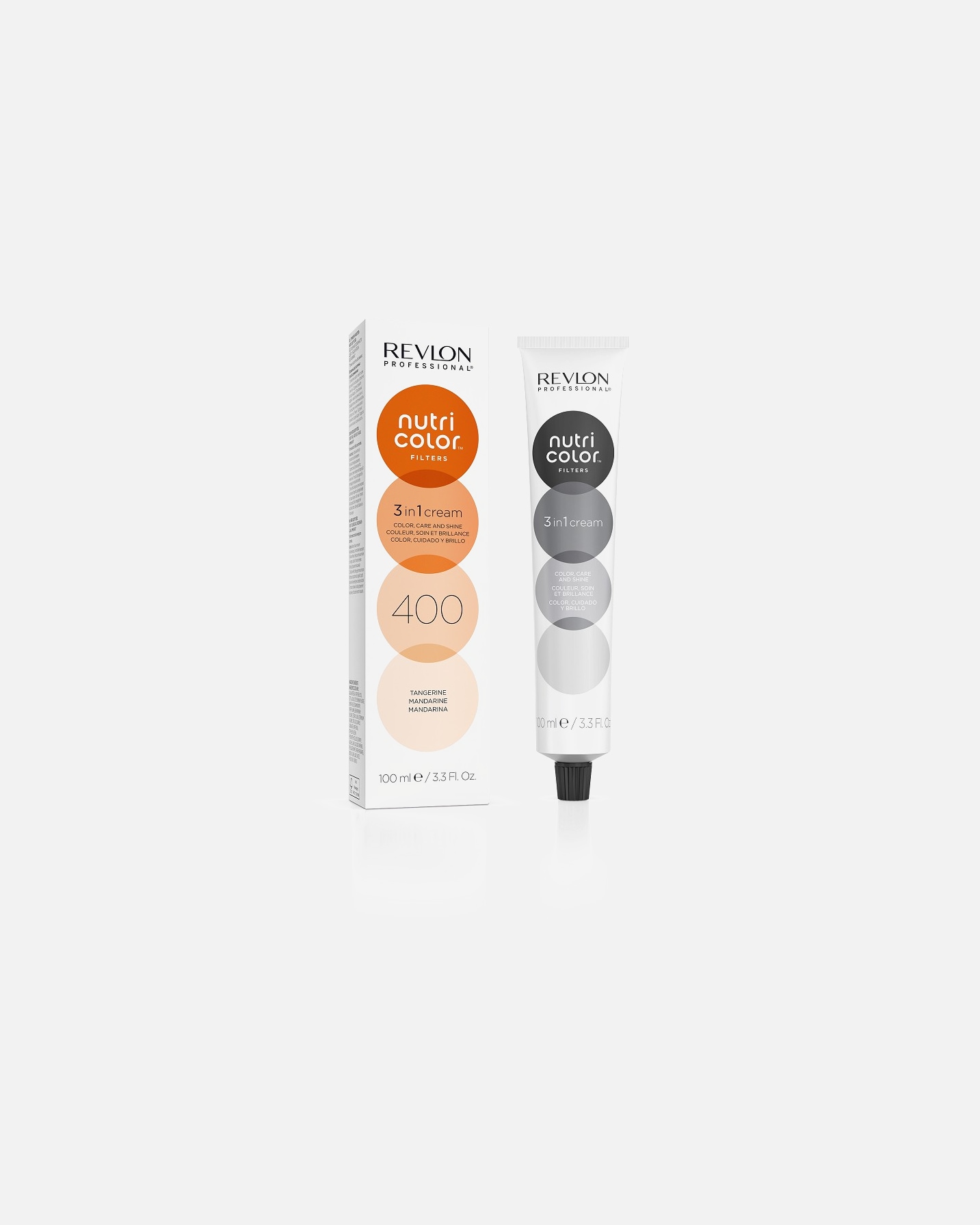 Balzám na vlasy po UnisexRevlon ProfessionalNutri Color3 in 1 Cream Nr. 400100 ml