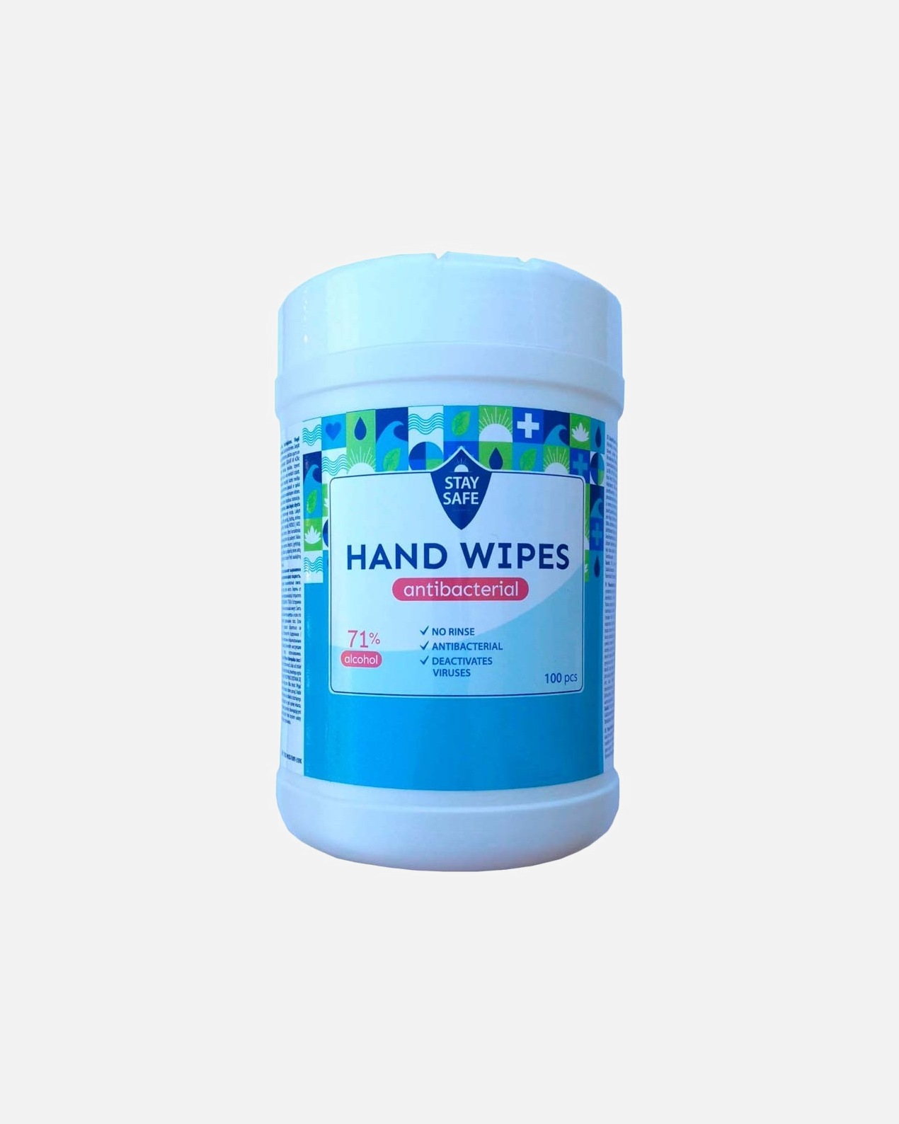 Dezinfekce po UnisexStay SafeHygienic HAND WIPES1ks