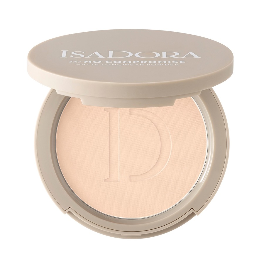 Isadora - The No Compromise Matte Longwear Powder Pudry 7 g Béžová unisex