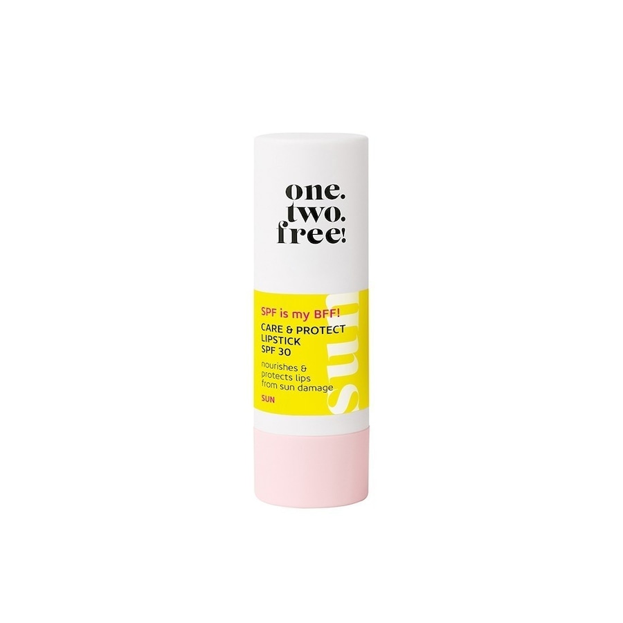 one.two.free! - Care & Protect SPF 30 Balzámy na rty 4.3 g unisex