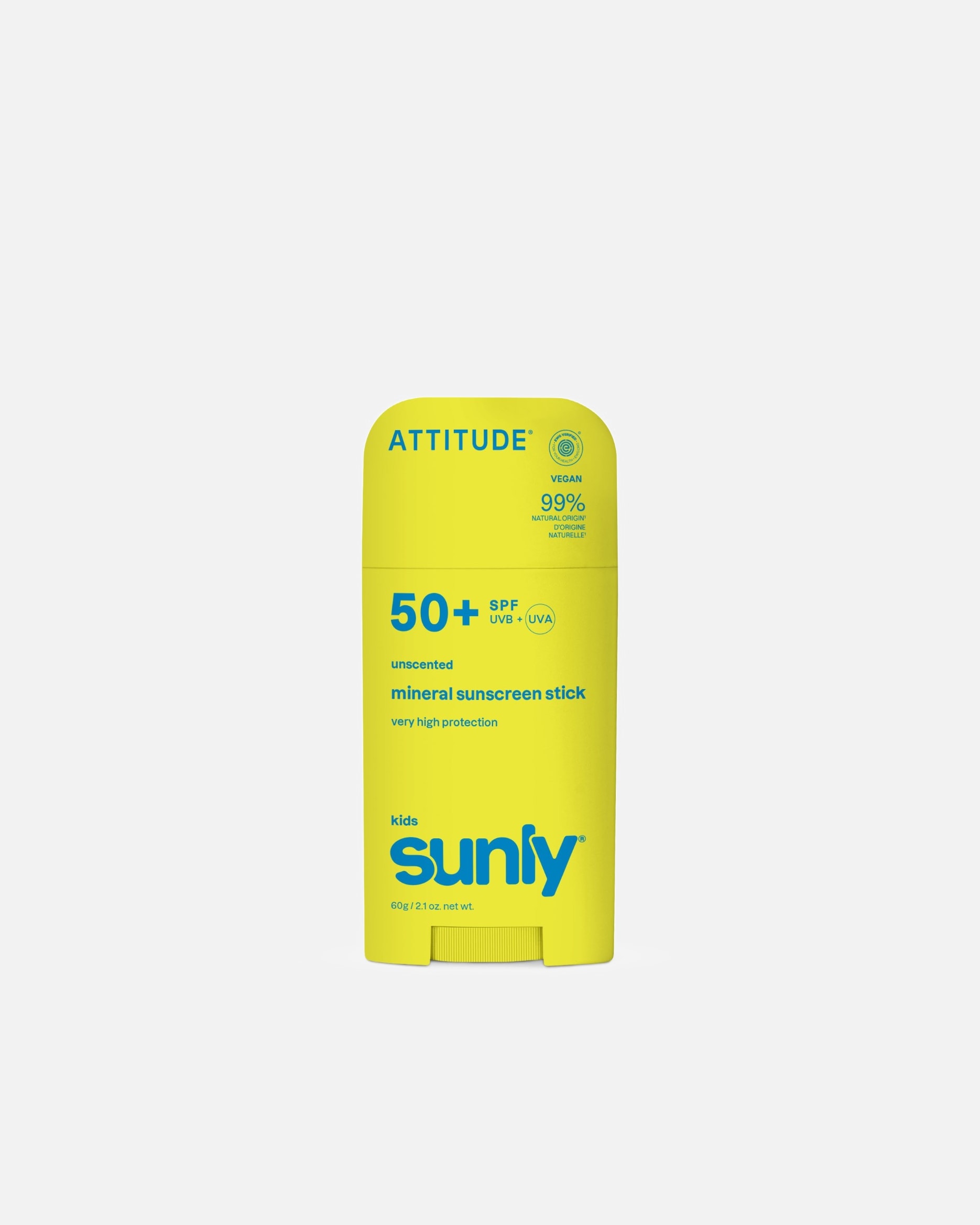 Opalovací krém po UnisexAttitudeSunlyDětský minerální opalovací krém SPF 50 bez vůně75 g