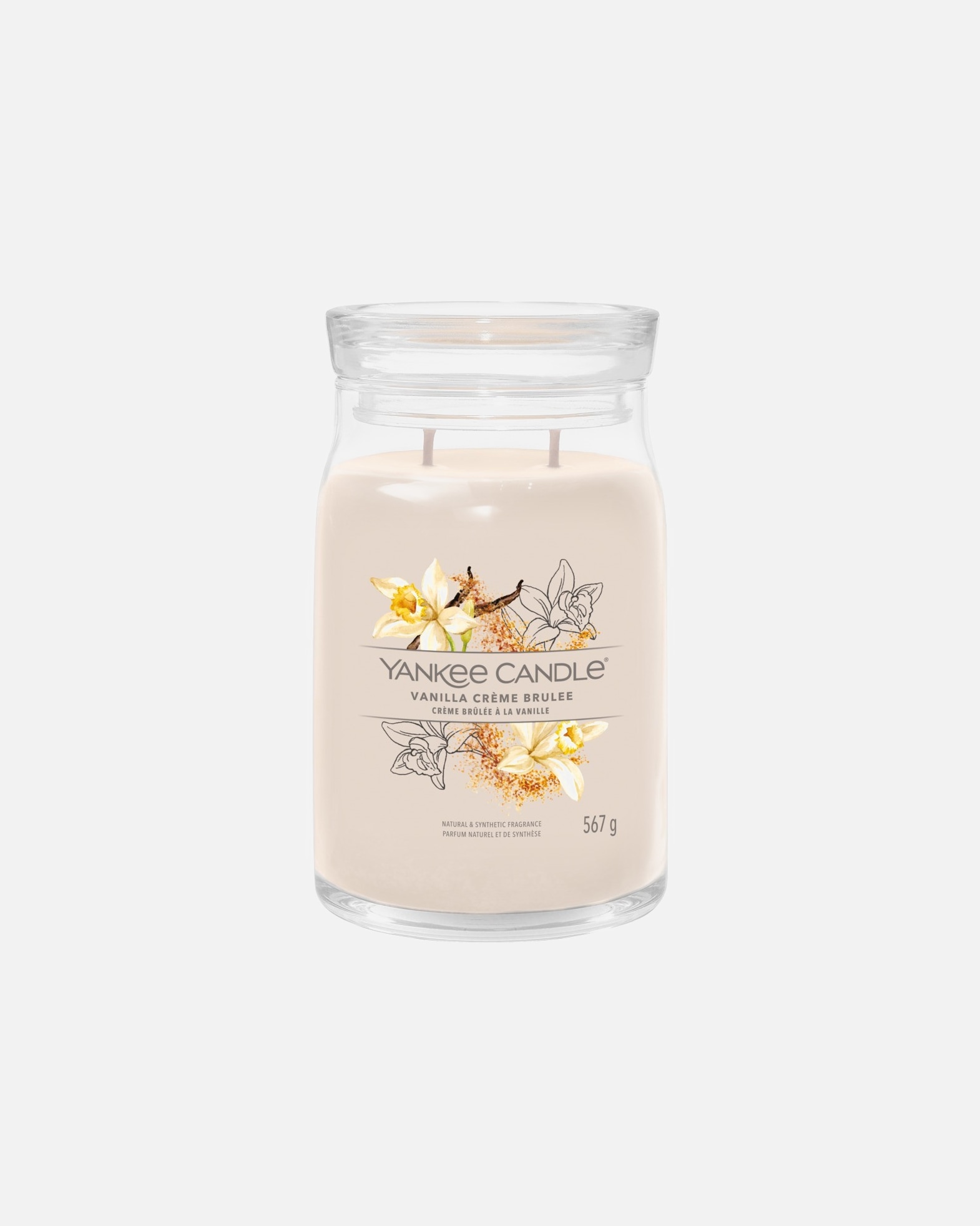 Svíčka po UnisexYANKEE CANDLE#INNERBEAUTYStřední svíčka 2knoty/Vanilla Crème Brûlée567 g - Signature