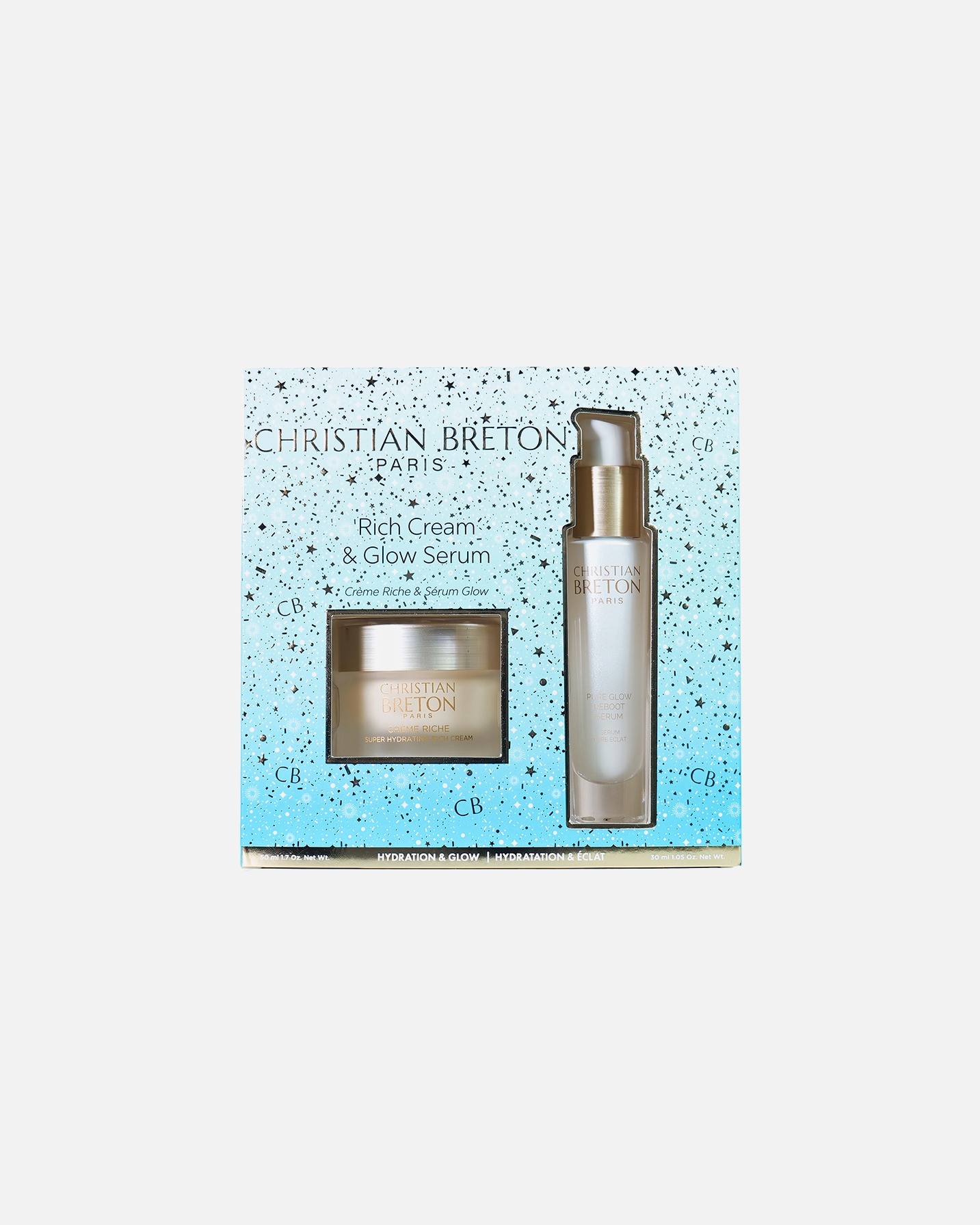 Skincare sada po Pro ženyChristian BretonVýživný krém a rozjasňující sérum1 kus