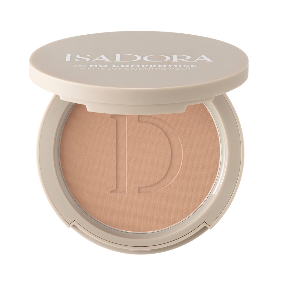 Isadora - The No Compromise Matte Longwear Powder Pudry 7 g Světle hnědá unisex