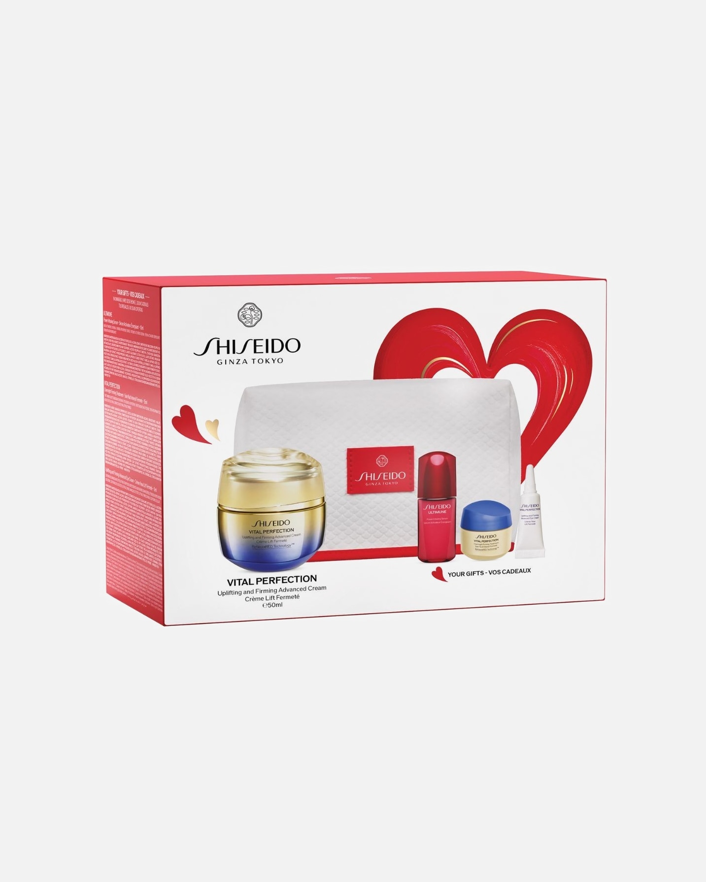 Skincare sada po Pro ženyShiseidoVITAL PERFECTIONDÁRKOVÁ SADA pro zpevnění pleti1 kus