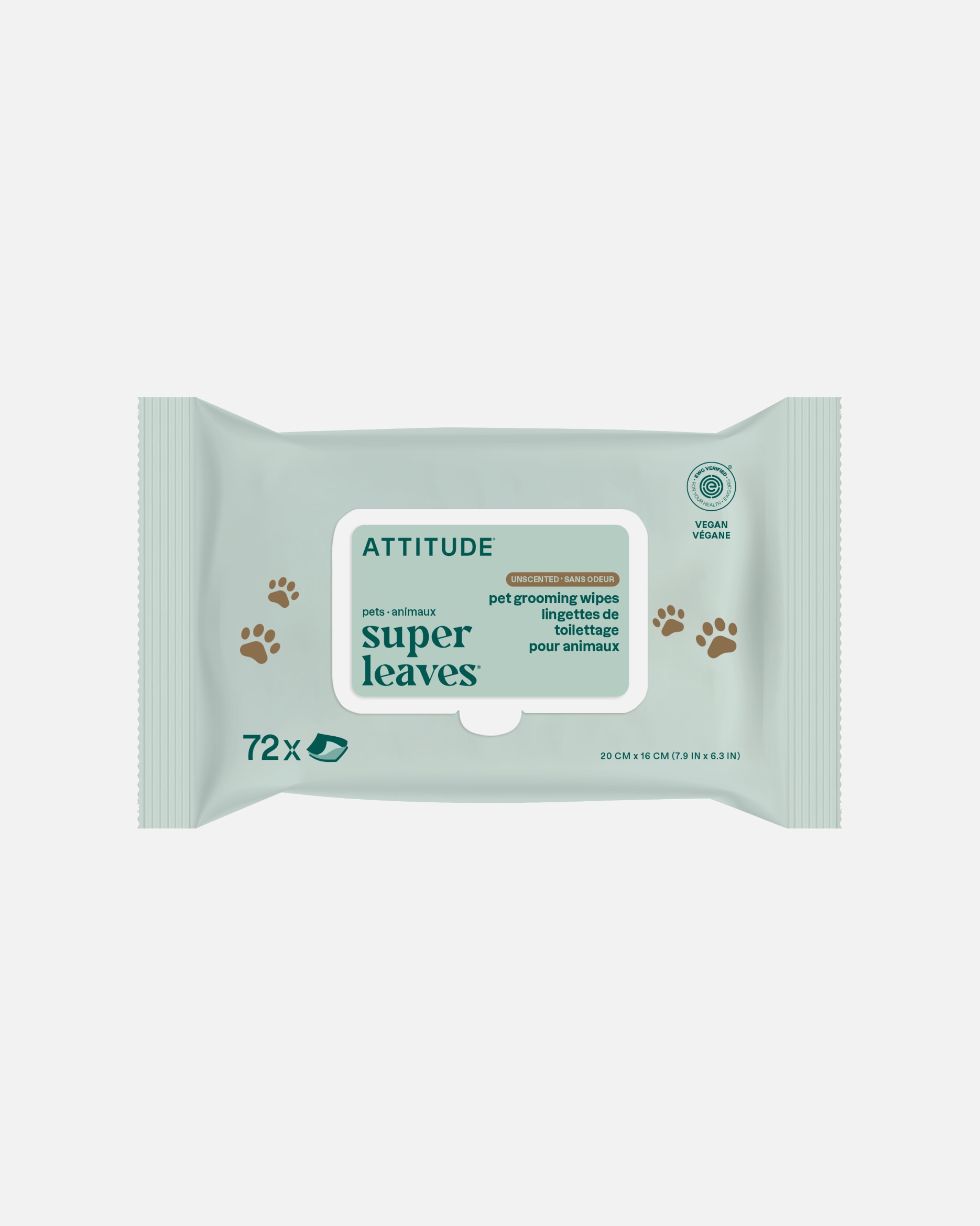 Péče o zvířata po UnisexAttitude#INNERBEAUTYNatural Pet Wipes1 ks