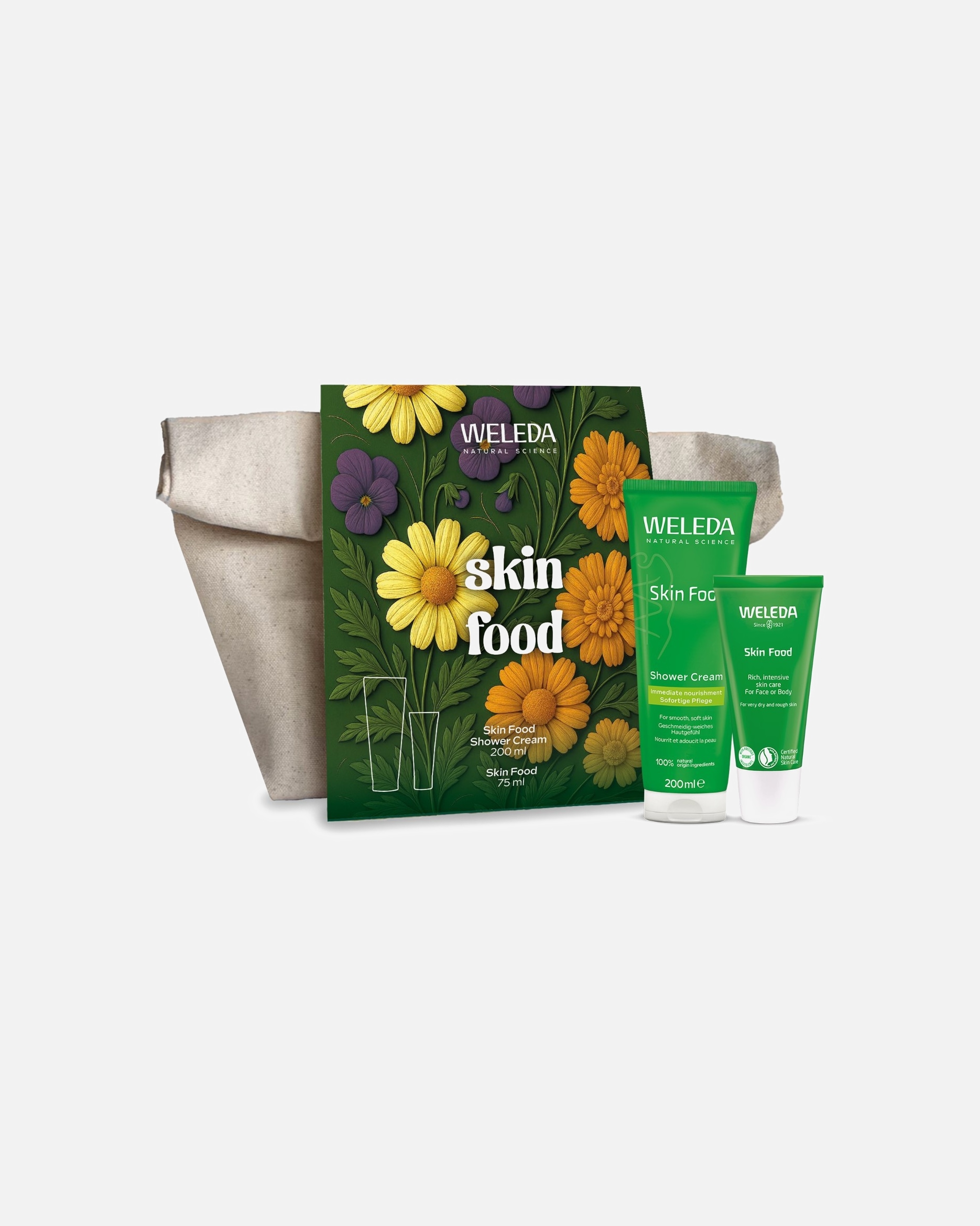 Sada tělové kosmetiky po UnisexWeleda#INNERBEAUTYSkin Food body care1 kus