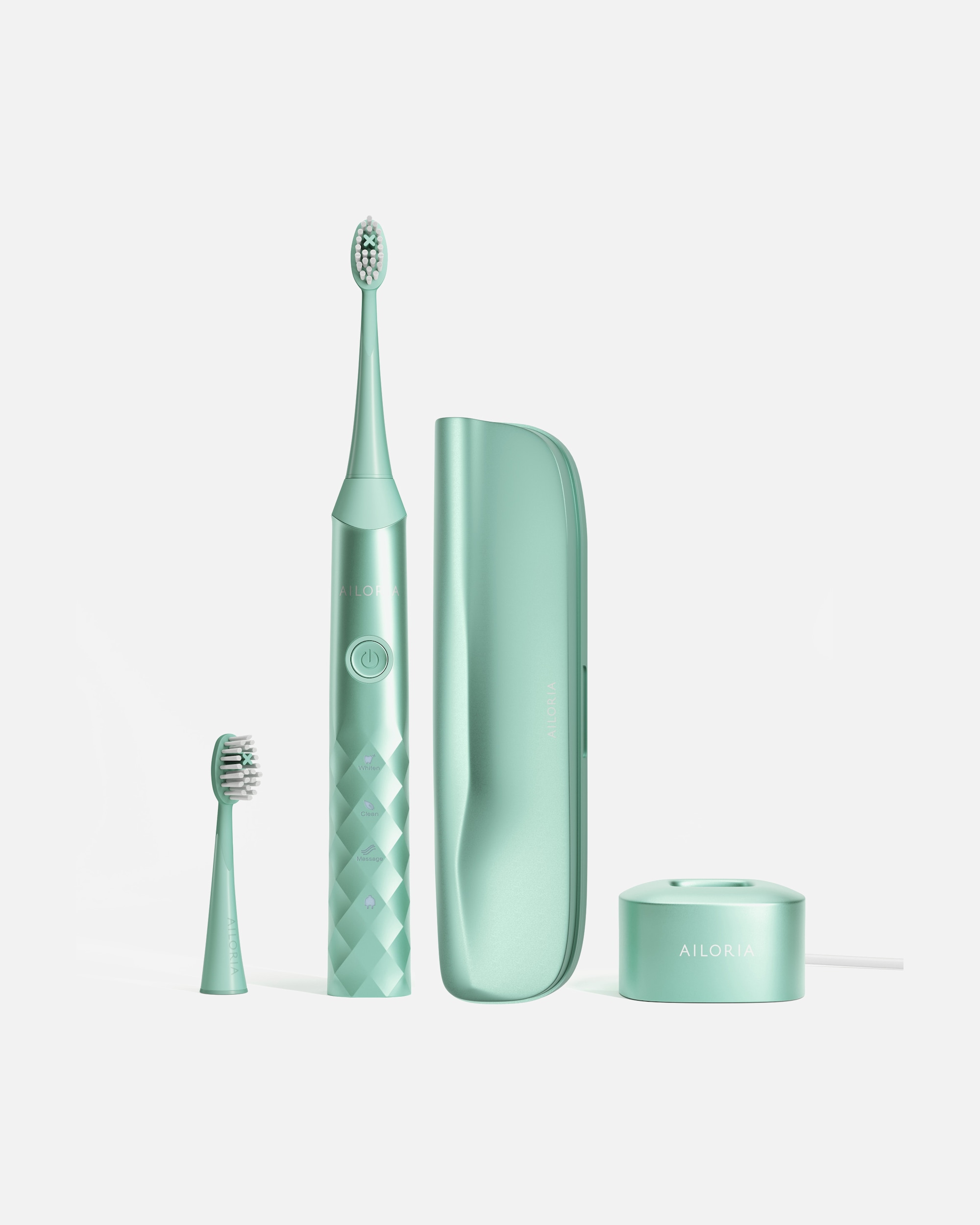 Elektrický zubní kartáček po UnisexAiloriaSHINE BRIGHT USB-SONIC TOOTHBRUSH Letní vydánízelená
