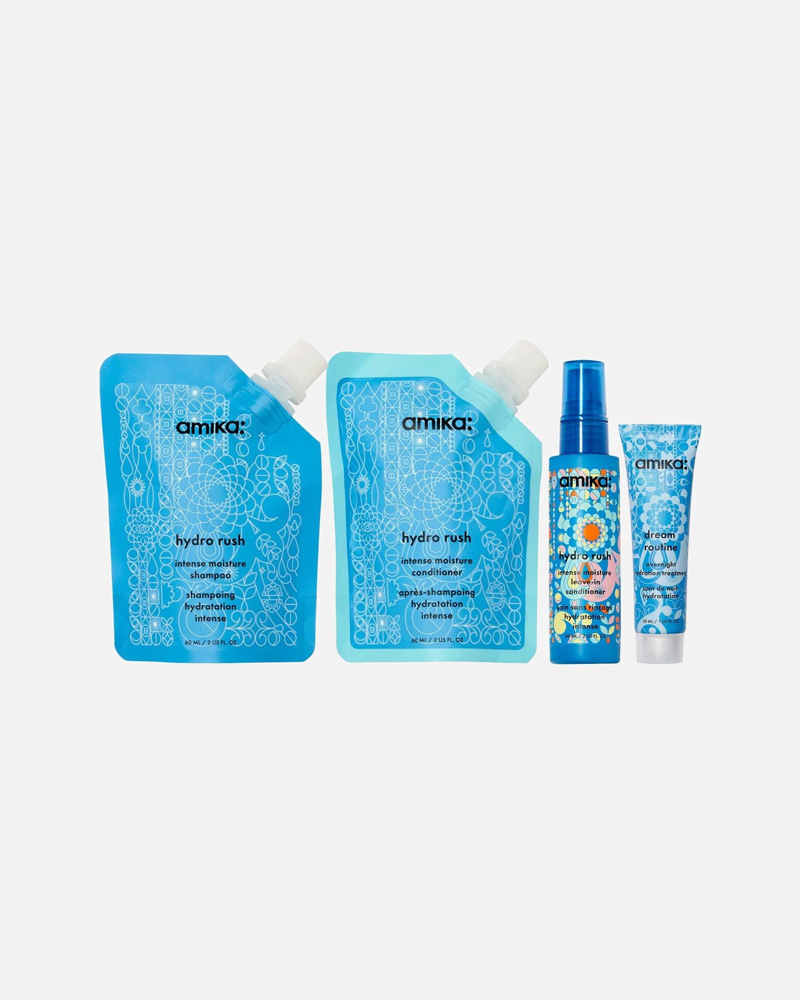 Sada vlasové kosmetiky po UnisexAmikahydro dream hydration routine trial sethydro dream hydration routine trial set