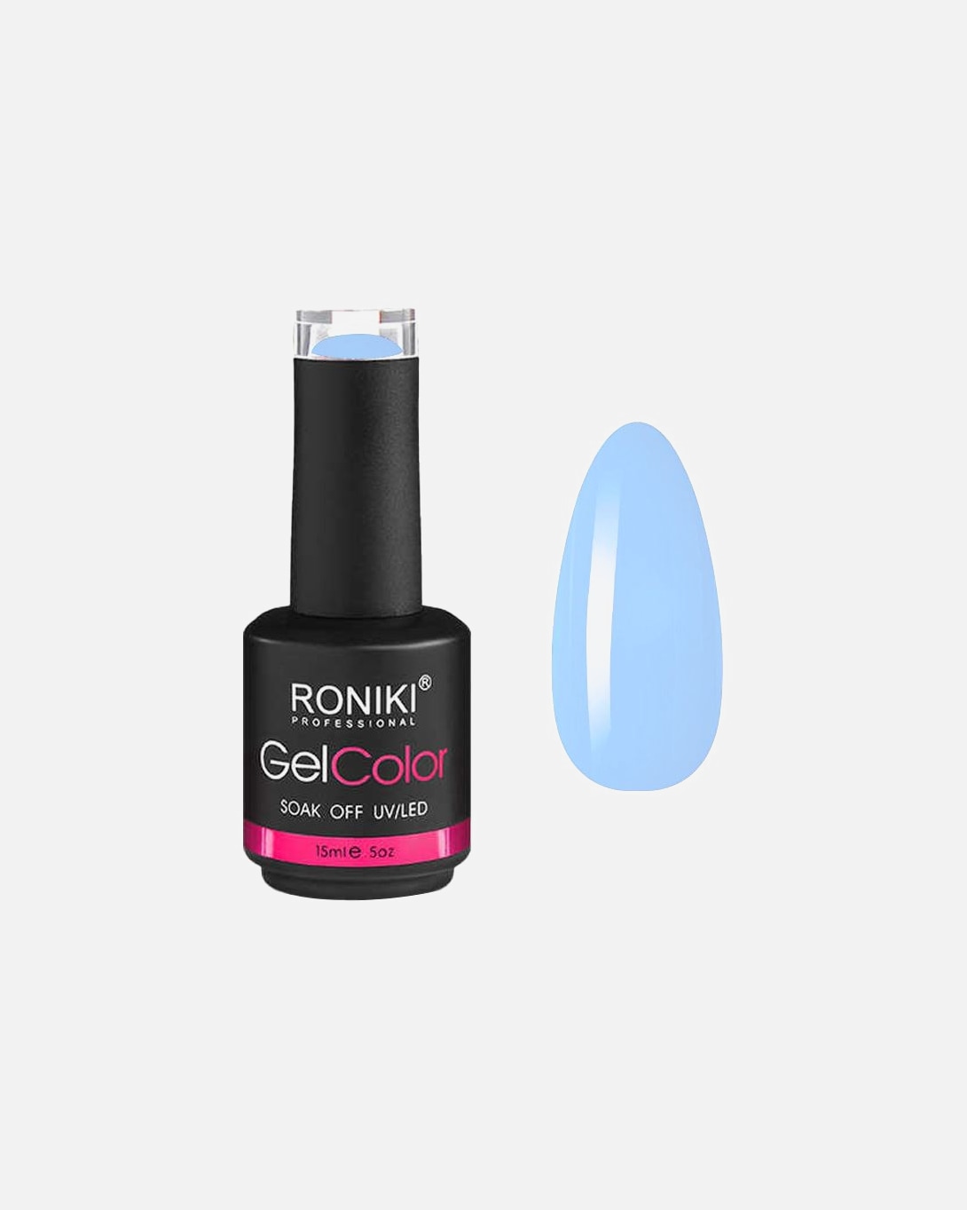 UV lak na nehty po Pro ženyUNIQRONIKI Macaron Gel SeriePale Cerulean