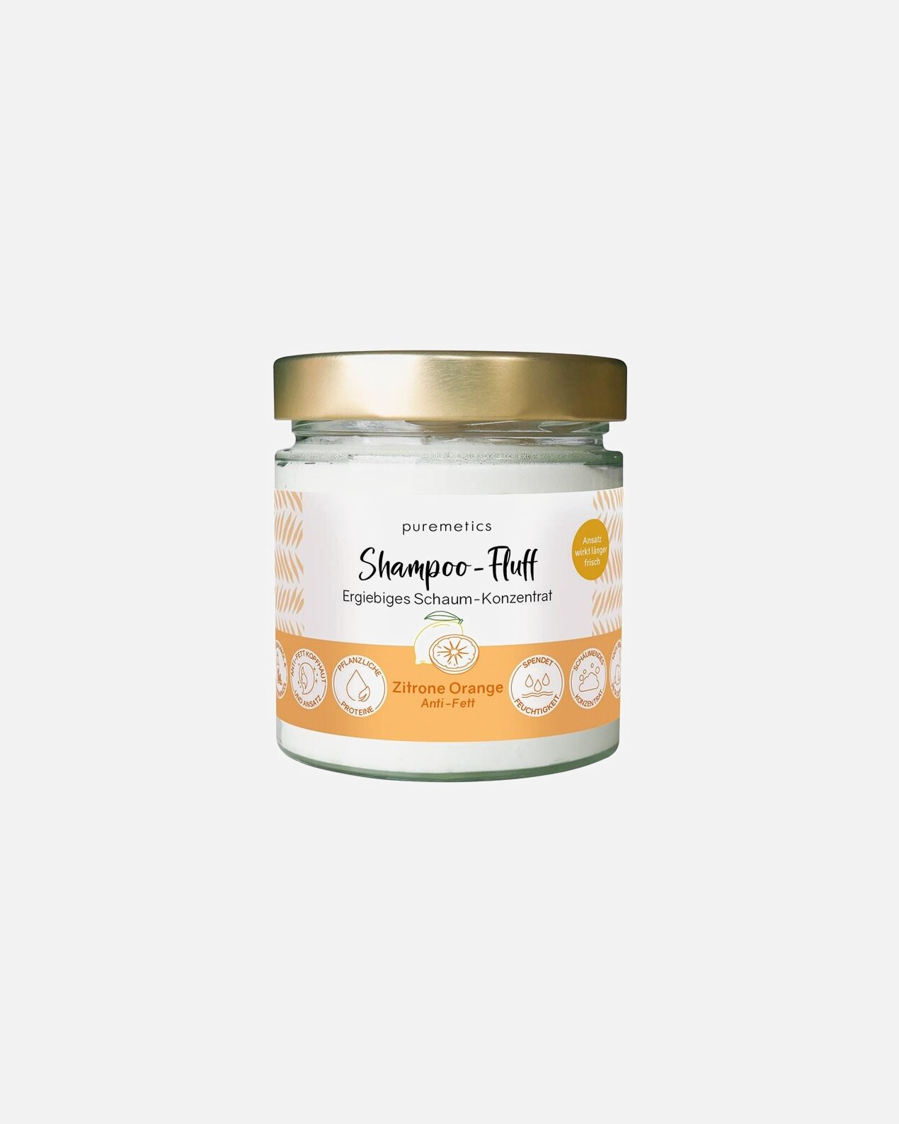 Šampon na vlasy po Unisexpuremetics#INNERBEAUTYŠampon proti mastnotě Fluff 'Lemon Orange'150 g