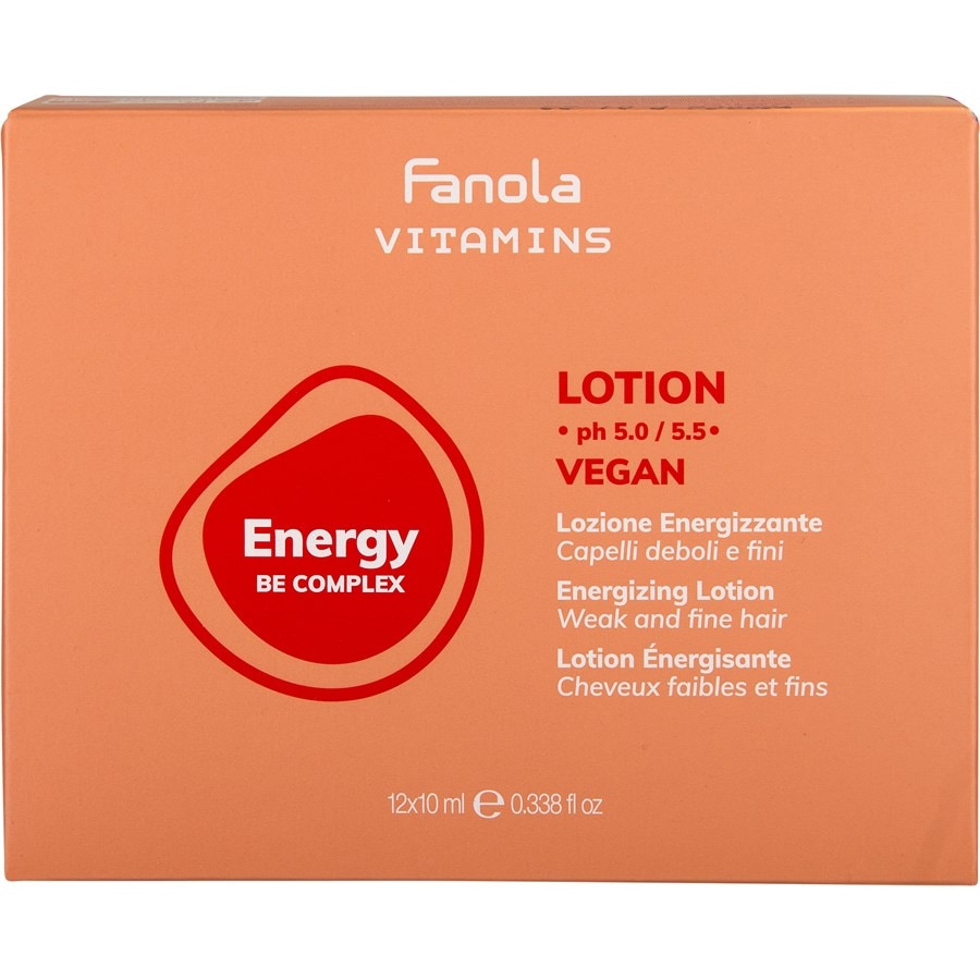 Fanola - Vitamins Energy Be Complex Lotion Masky a kúry na vlasy 120 ml dámské