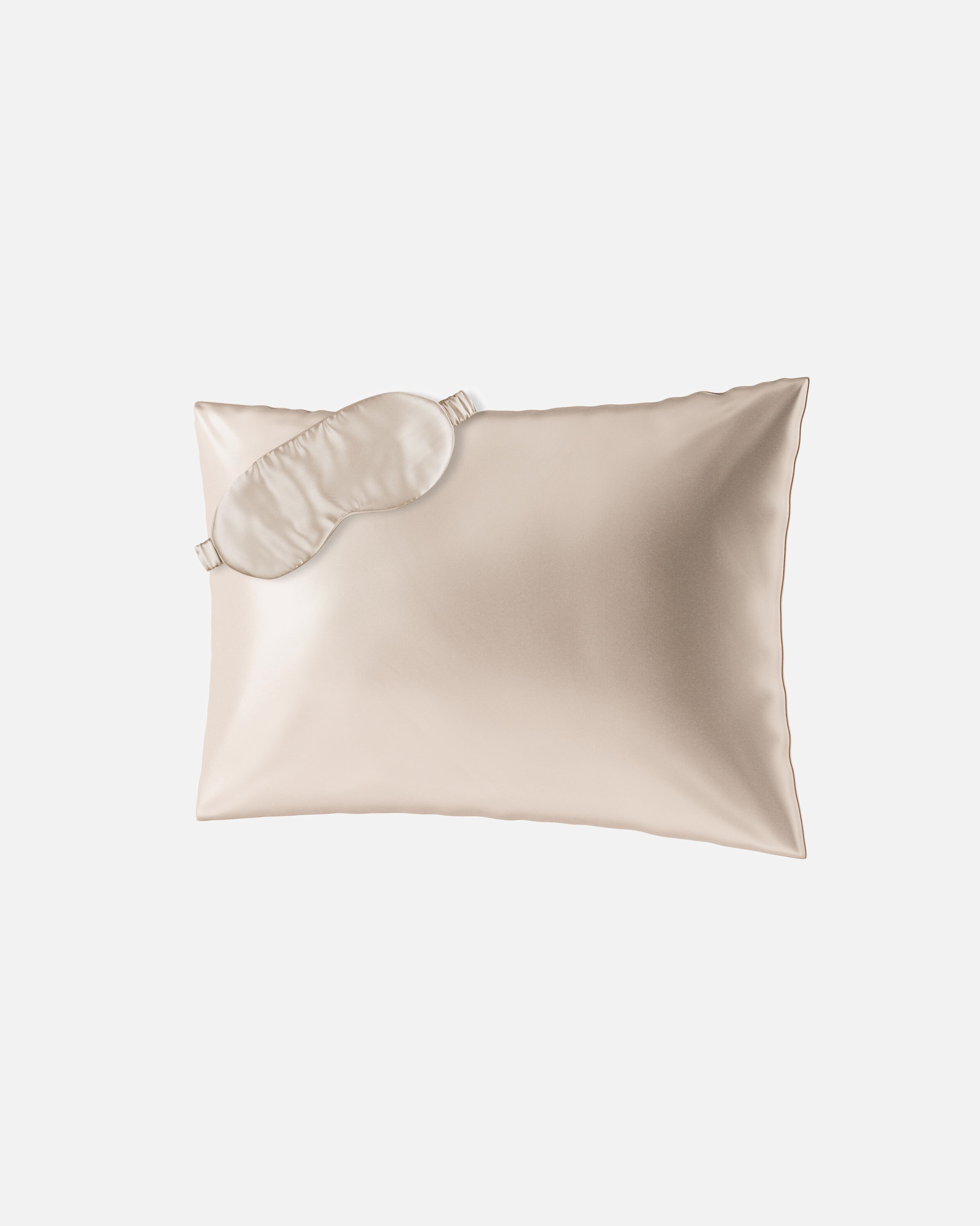 Polštář po Pro ženyAiloriaBEAUTY SLEEP SET (50X70) Hedvábný povlak na polštář + maskabéžová