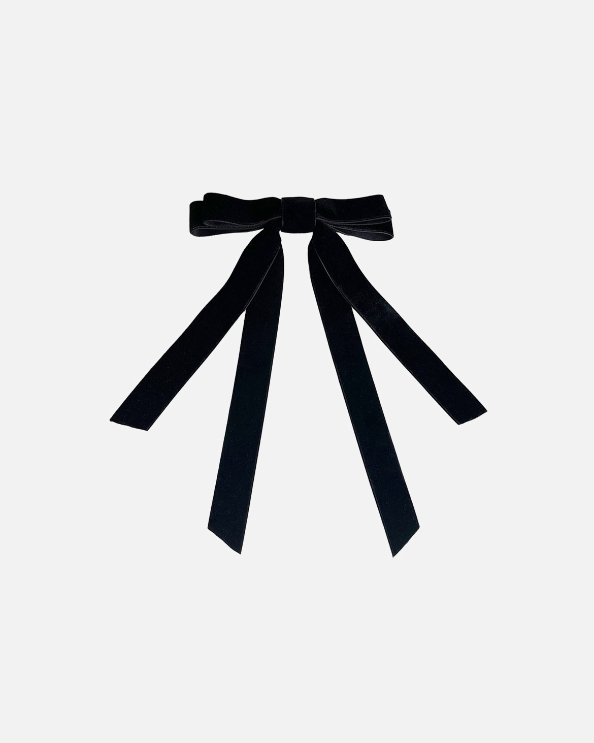 Spona do vlasů po Pro ženySOHOVania Velvet Schleifen Haarspange - Sametová spona do vlasůČerná