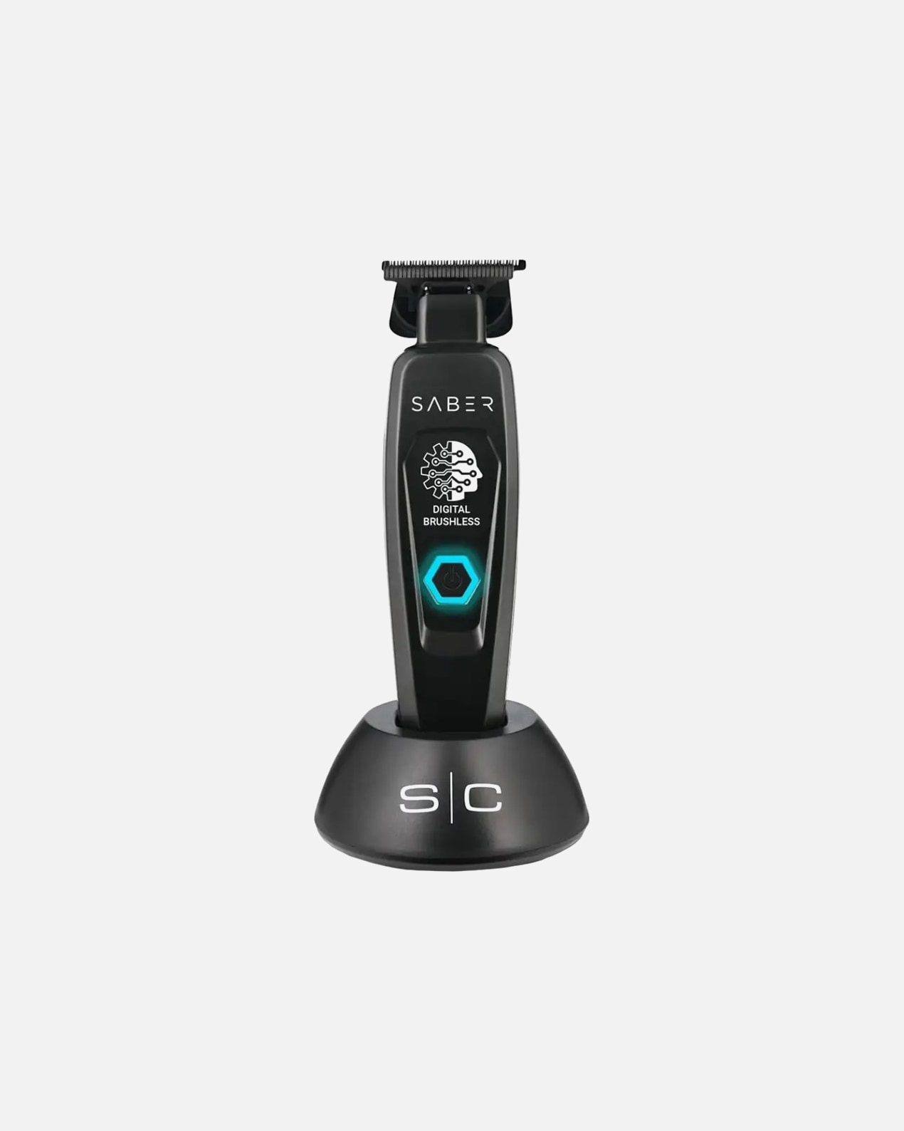 Zastřihovač po Pro mužeSTYLECRAFTProfessional Hair Trimmer with Digital Brushless Motor Saber Trimmer Black1 ks.