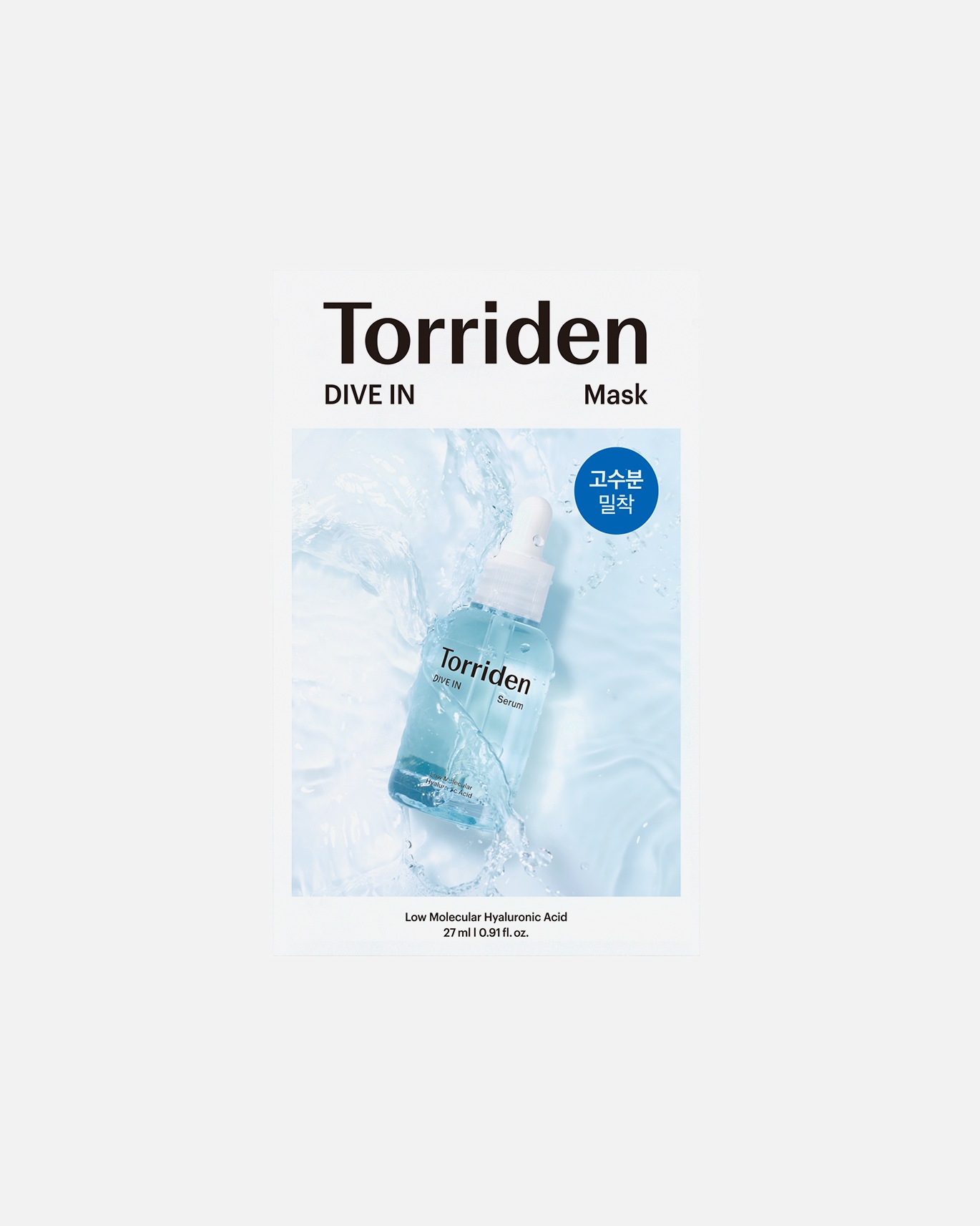 Plátýnková maska po UnisexTorridenDIVE-IN Low Molecular Hyaluronic Acid Mask10 Stück